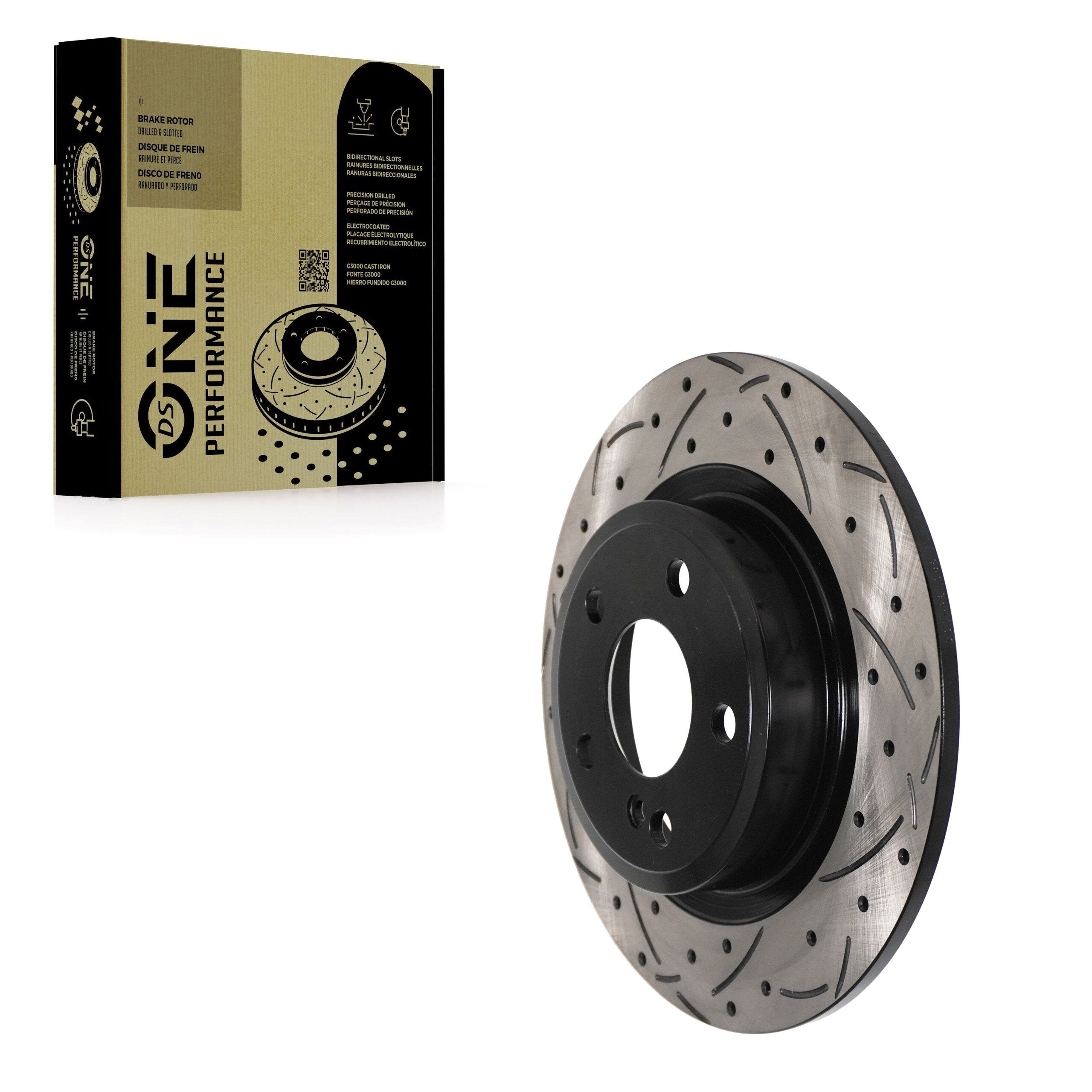 DS-One DS1-981086 Disc Brake Rotor for 2013-2020 Mercedes-Benz CLA250, INFINITI QX30, Mercedes-Benz B250e - Rear