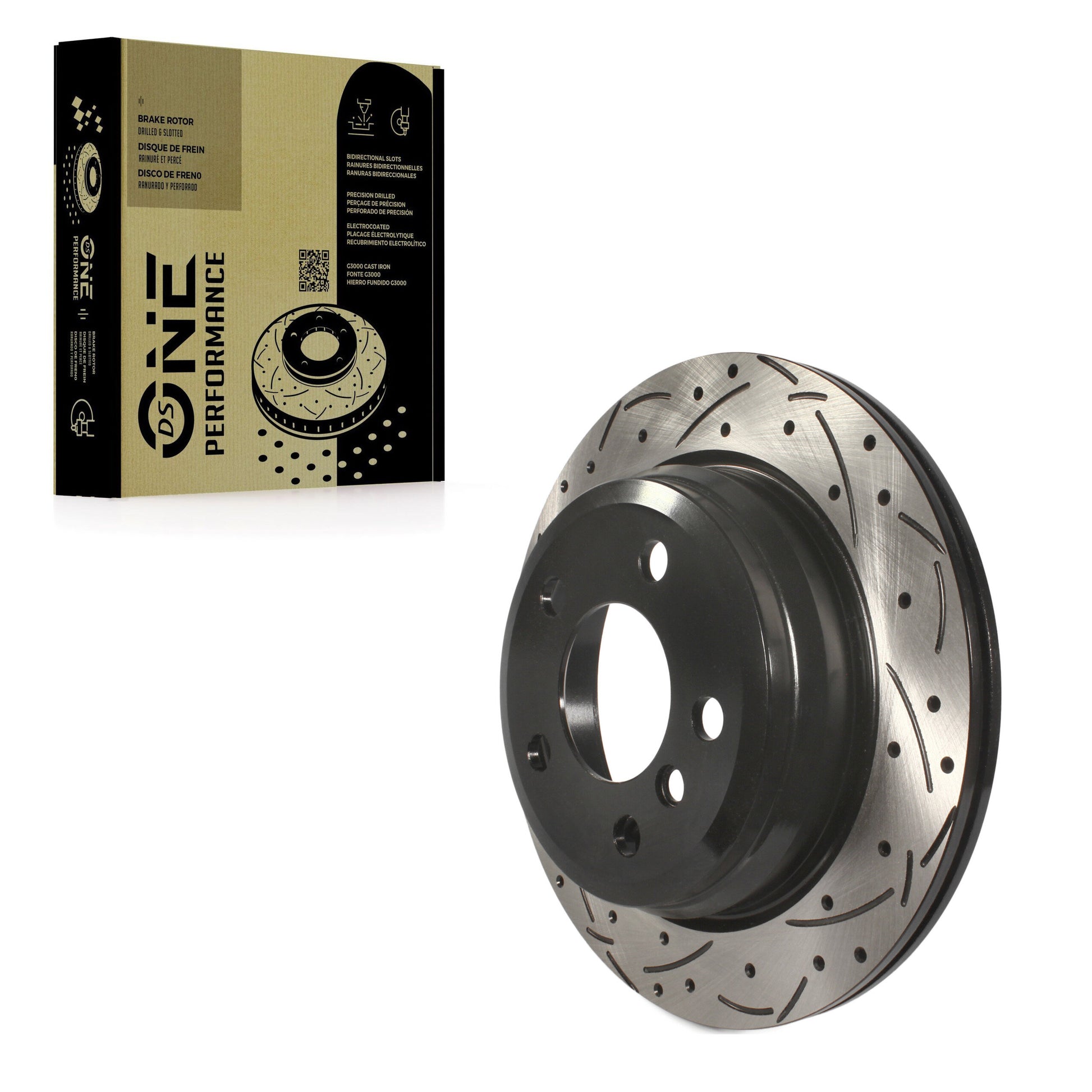 DS-One DS1-981214 Disc Brake Rotor for 2013-2020 BMW 328d xDrive, BMW 330i, BMW 330i GT xDrive - Rear