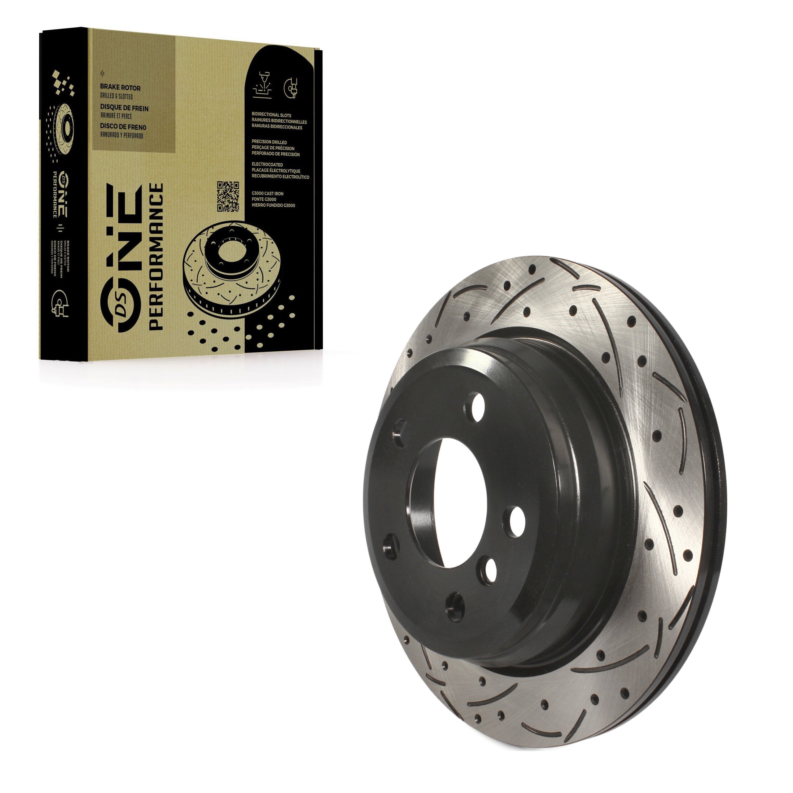 DS-One DS1-981214 Disc Brake Rotor for 2013-2020 BMW 328d xDrive, BMW 330i, BMW 330i GT xDrive - Rear