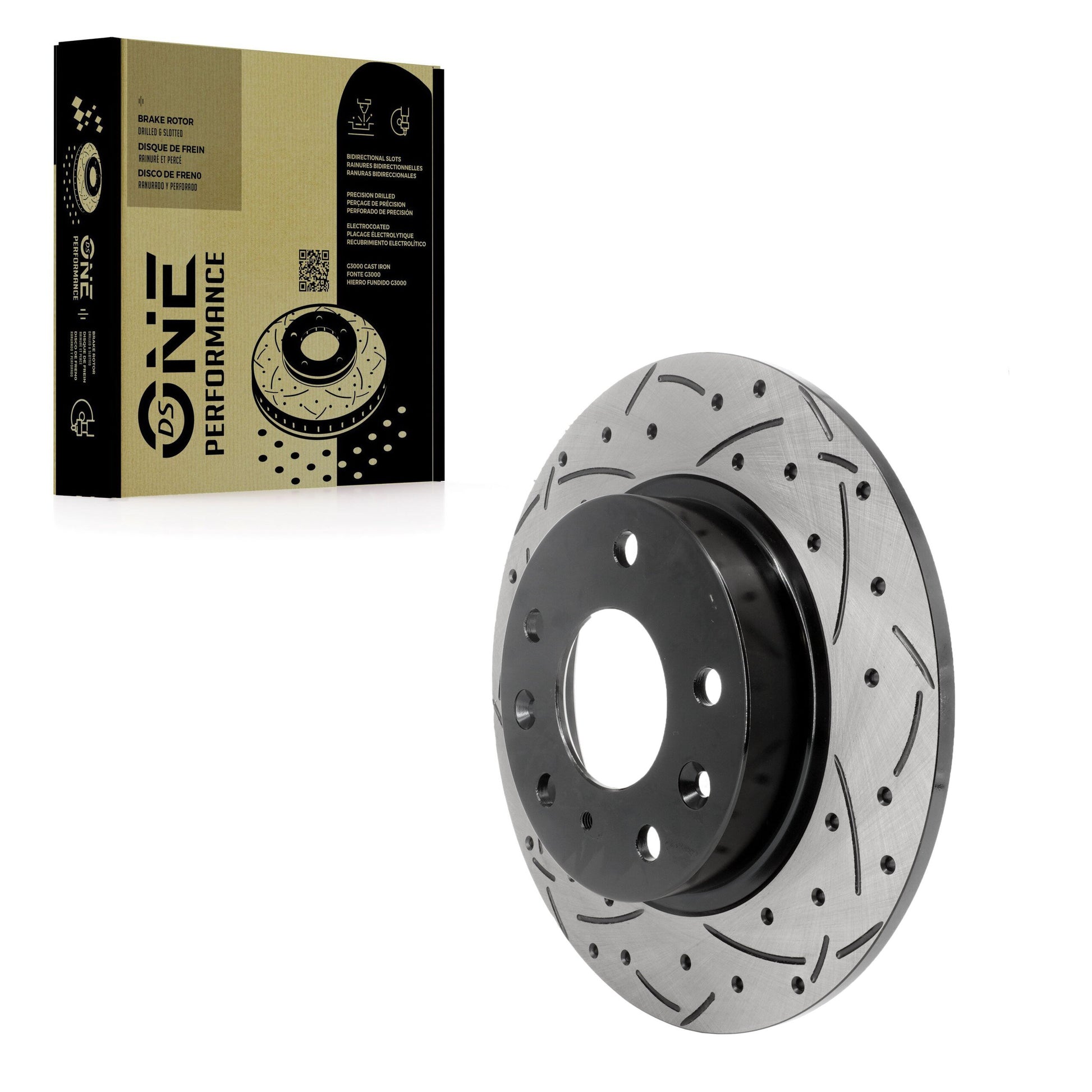 DS-One DS1-981500 Disc Brake Rotor for 2014-2025 Mazda CX-30, Mazda CX-3, Mazda 3 - Rear