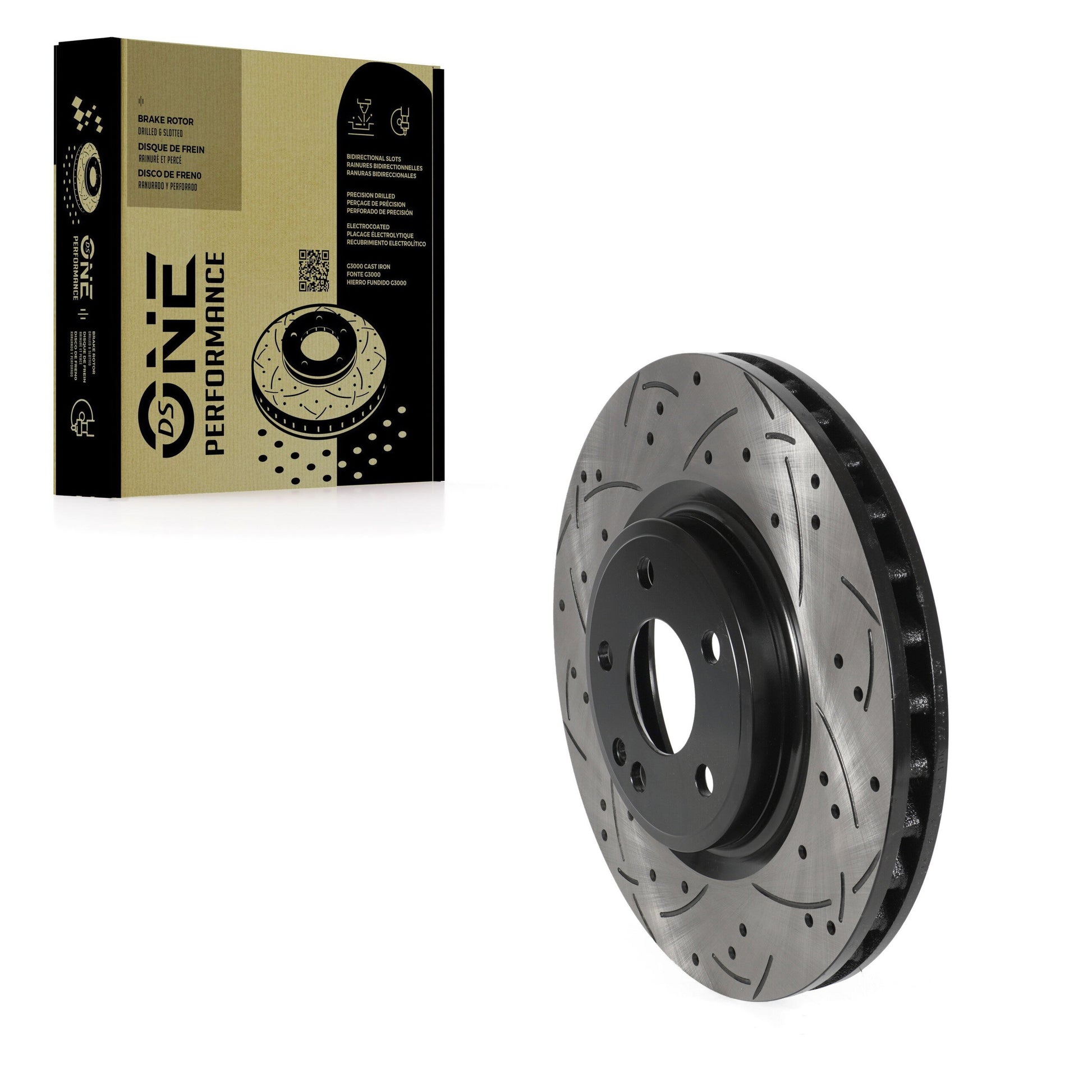 DS-One DS1-981775 Disc Brake Rotor for 2013-2020 INFINITI QX30, Mercedes-Benz GLA250, Mercedes-Benz B Electric Drive - Front