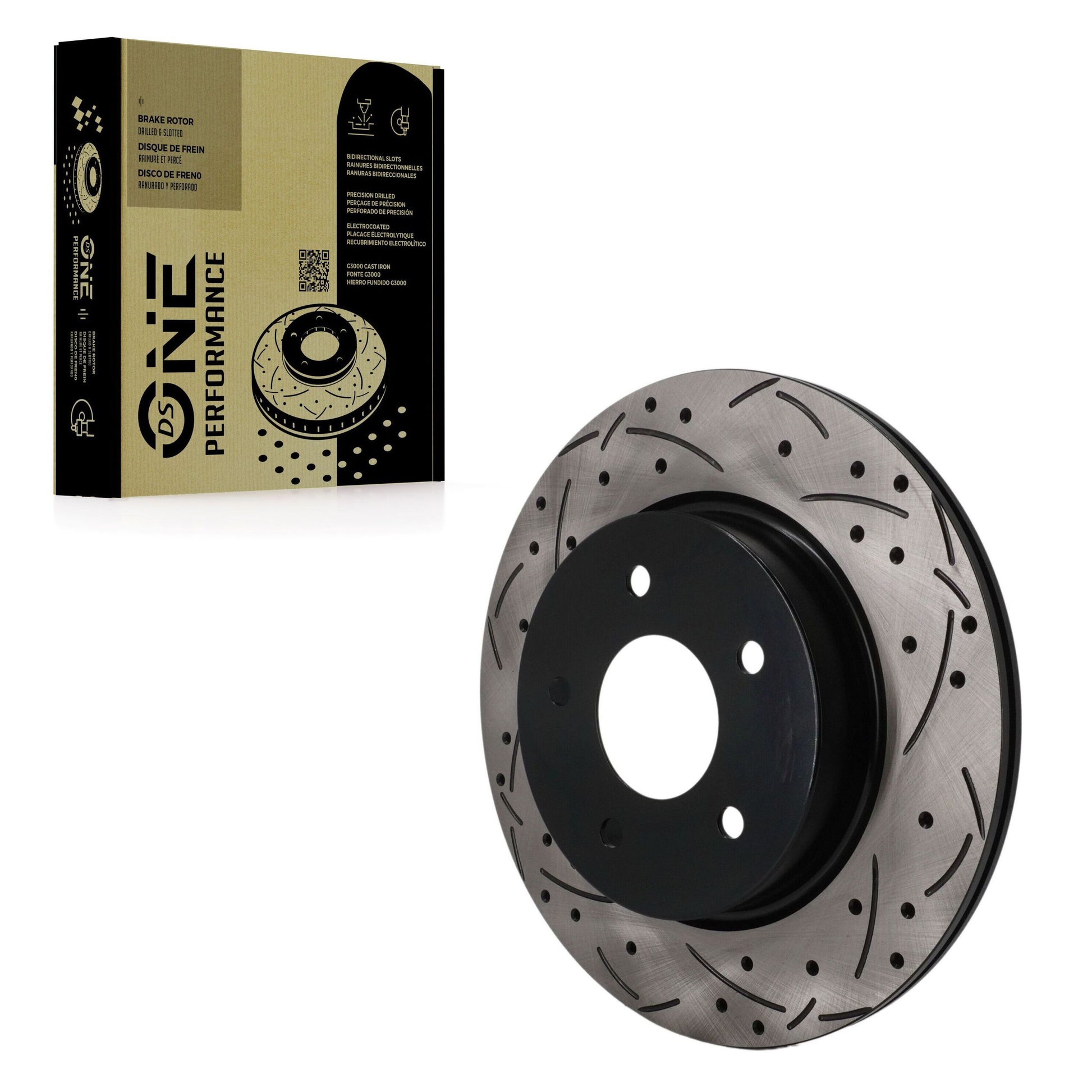 DS-One DS1-981814 Disc Brake Rotor for 2017-2025 Nissan Rogue, Nissan Rogue Sport, Nissan LEAF - Rear