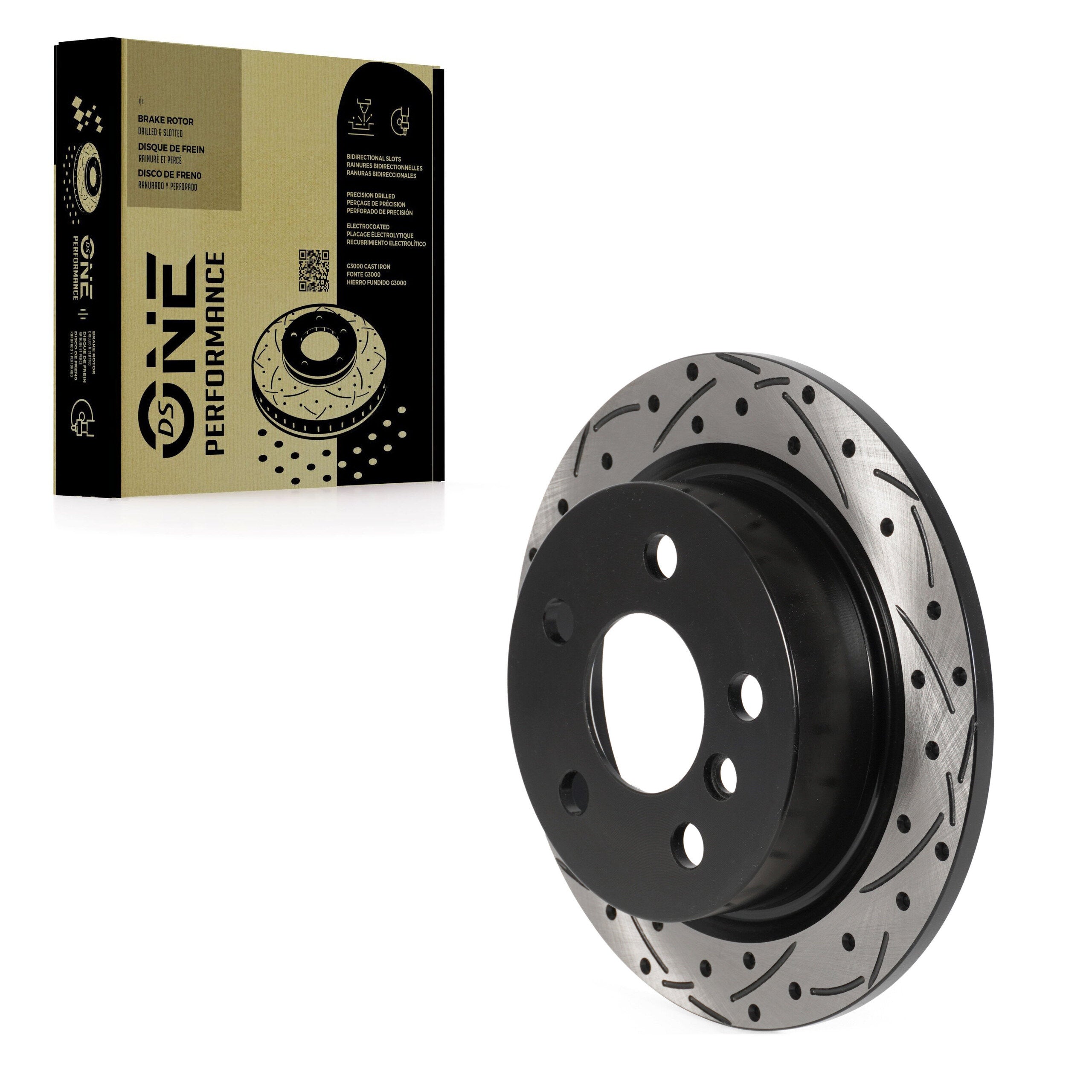 DS-One DS1-981943 Disc Brake Rotor for 2014-2024 Mini Cooper - Rear