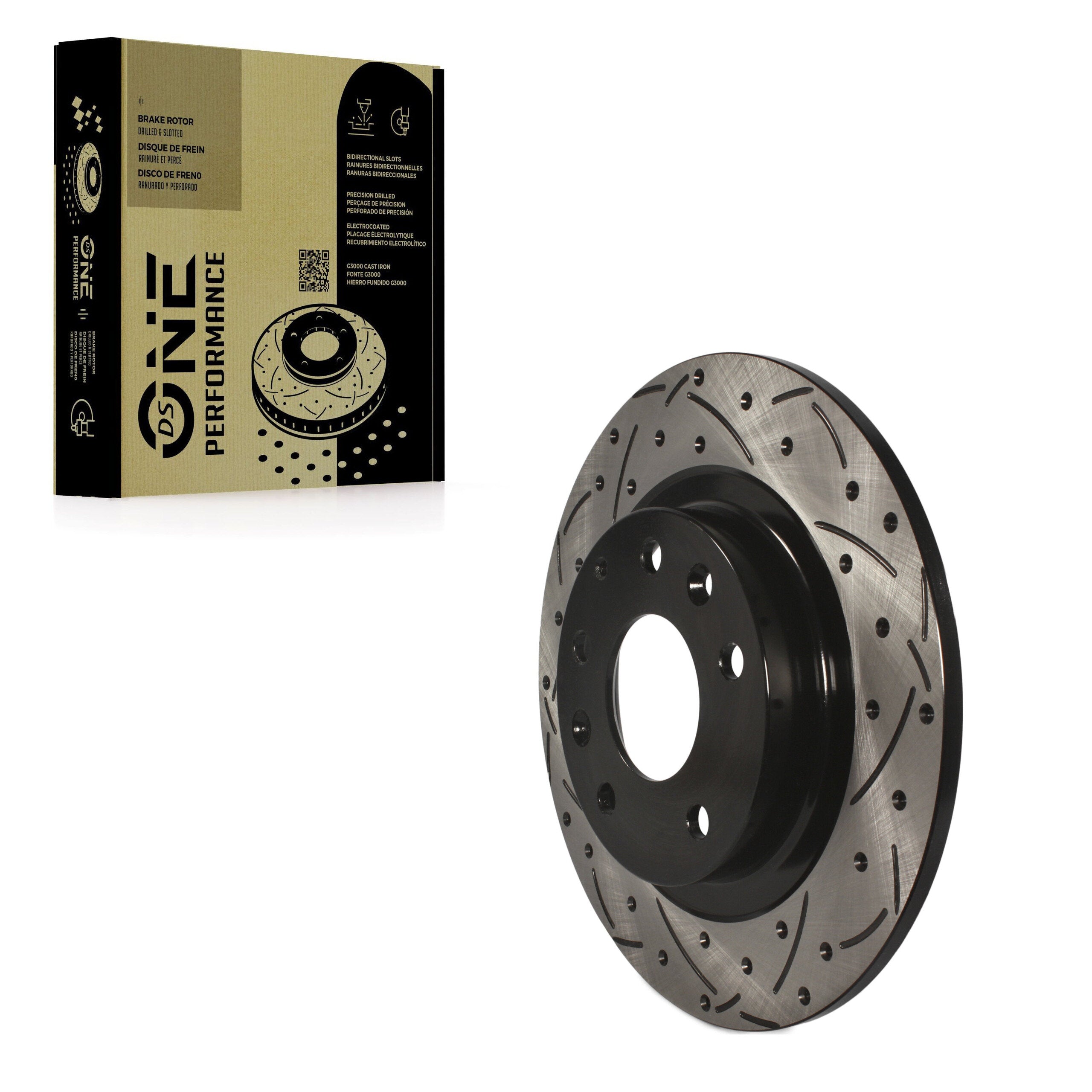 DS-One DS1-982008 Disc Brake Rotor for 2016-2018 Mazda CX-3 - Rear