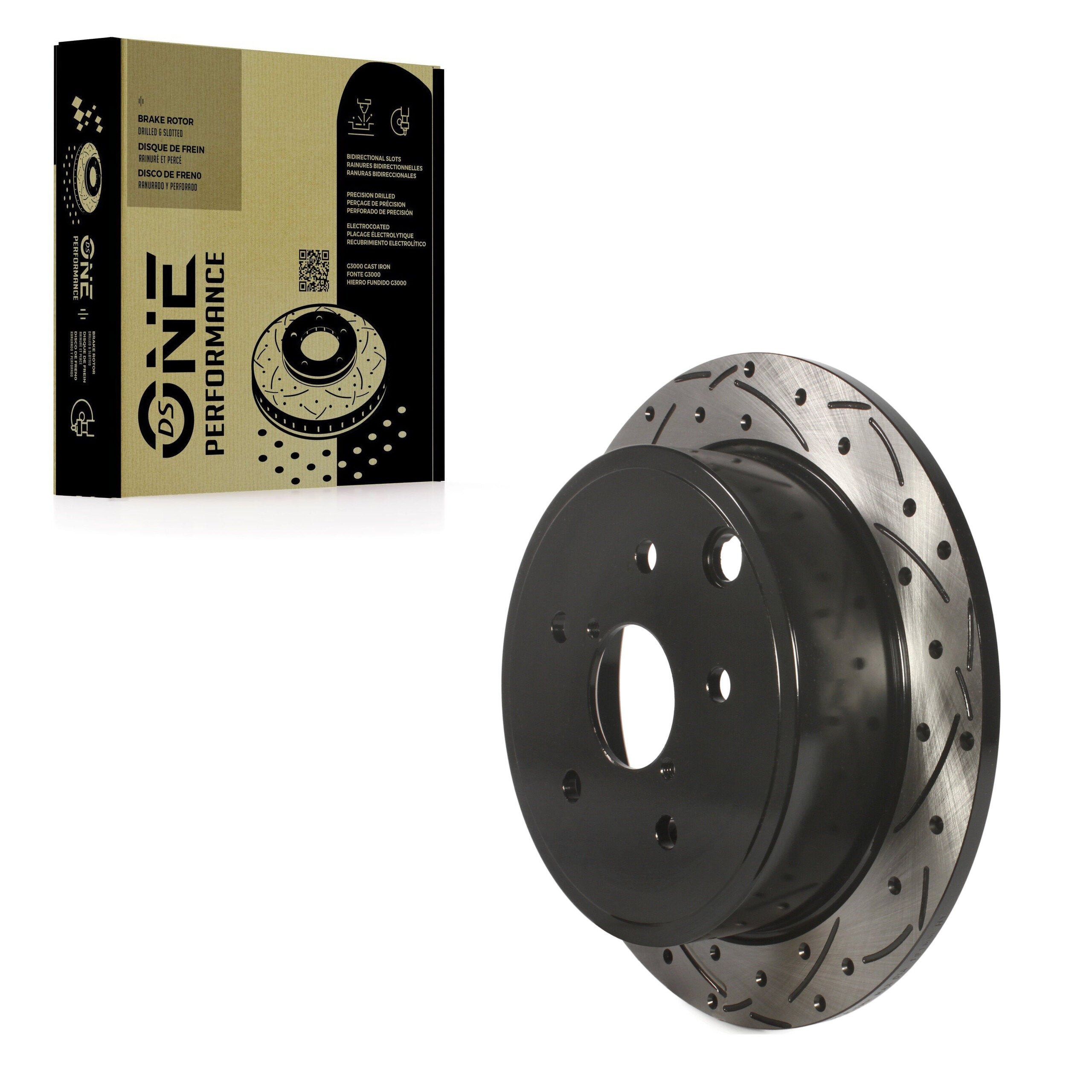 DS-One DS1-982044 Disc Brake Rotor for 2015-2021 Subaru WRX - Rear