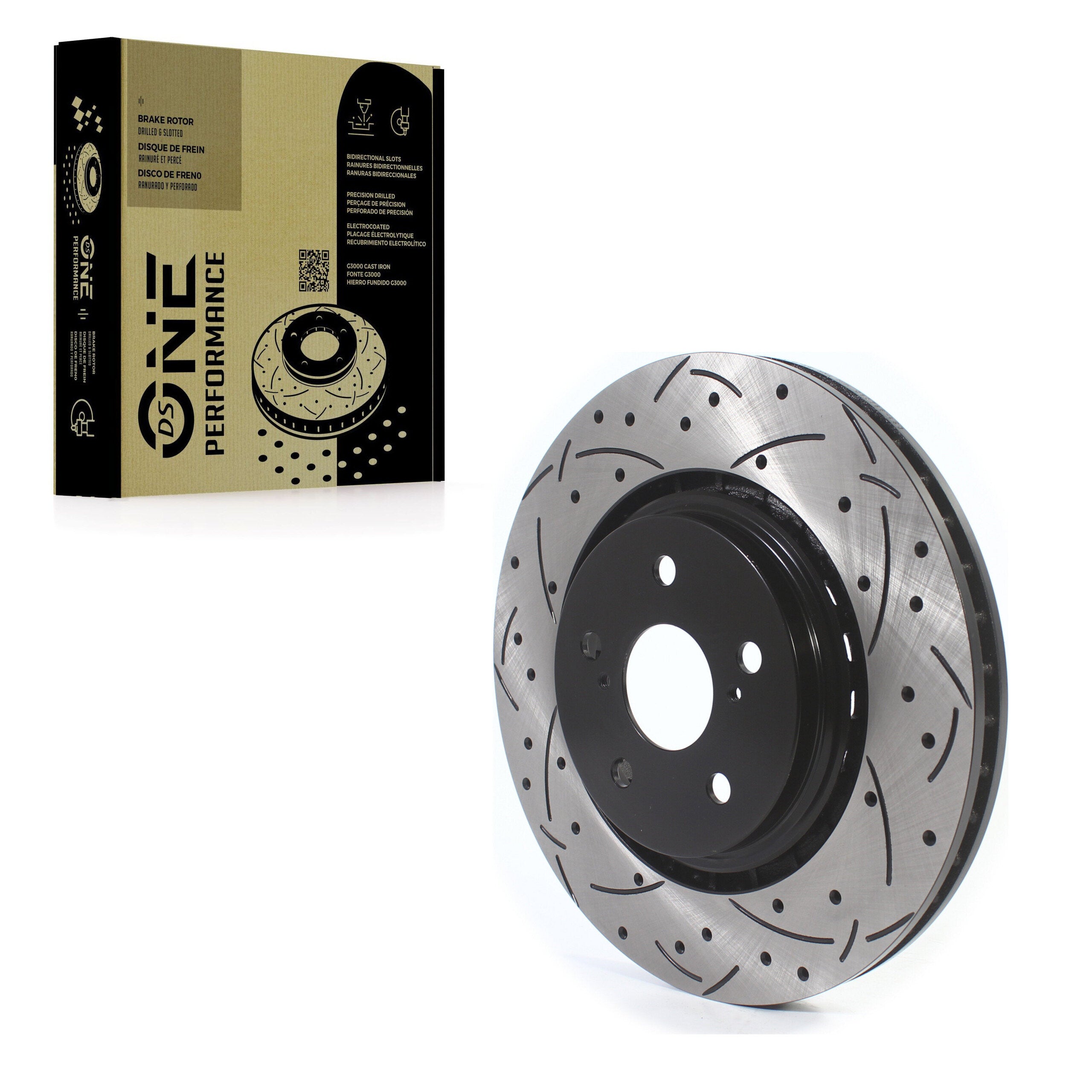DS-One DS1-982050 Disc Brake Rotor for 2016-2024 Toyota Crown, Lexus NX250, Lexus NX350 - Front