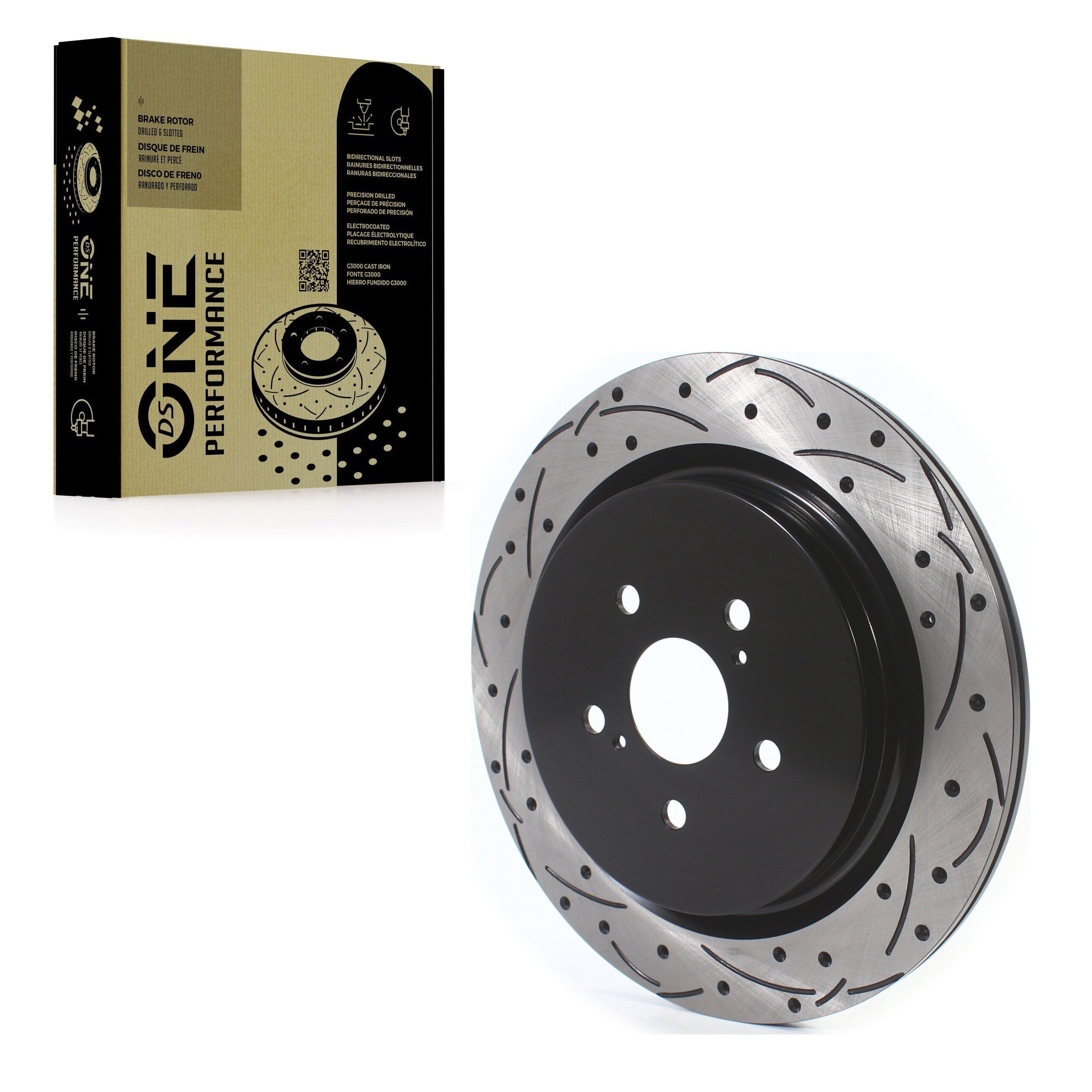 DS-One DS1-982051 Disc Brake Rotor for 2016-2022 Lexus RX350L, Lexus RX450hL, Lexus RX350 - Rear