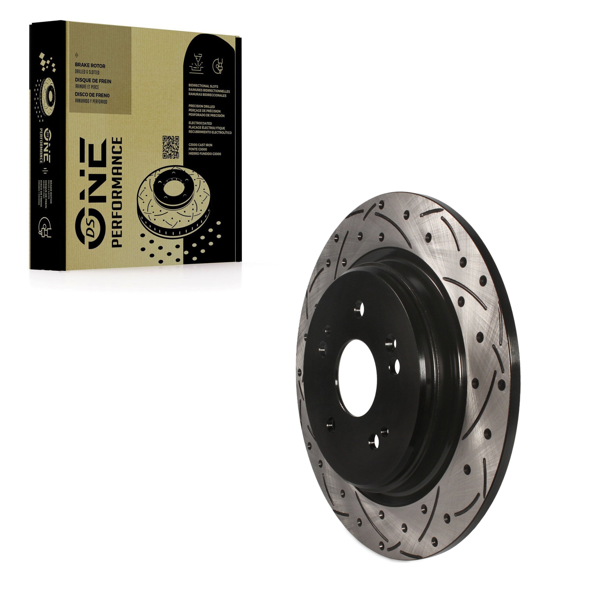 DS-One DS1-982054 Disc Brake Rotor for 2015-2024 Honda CR-V, Acura TLX - Rear