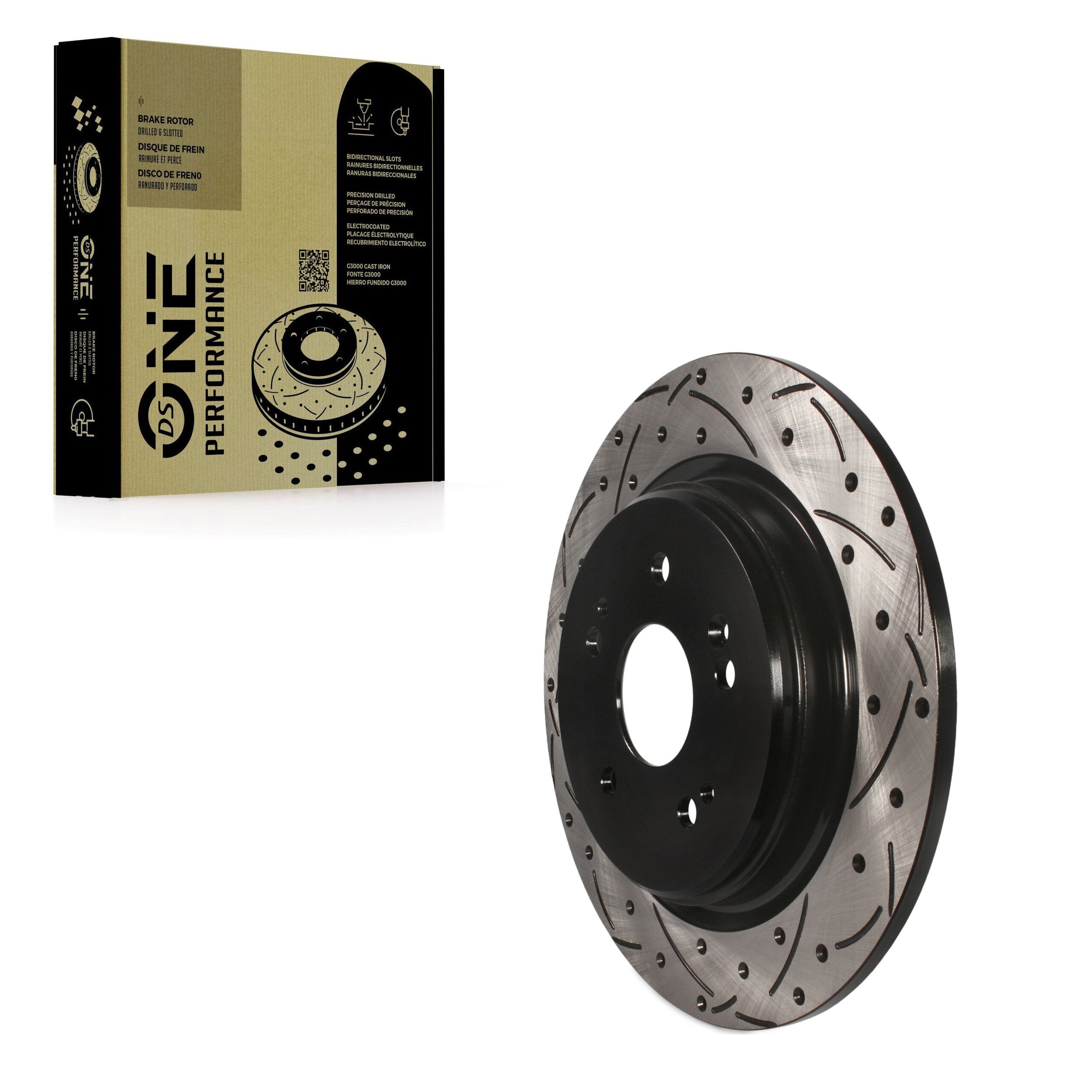 DS-One DS1-982054 Disc Brake Rotor for 2015-2024 Honda CR-V, Acura TLX - Rear