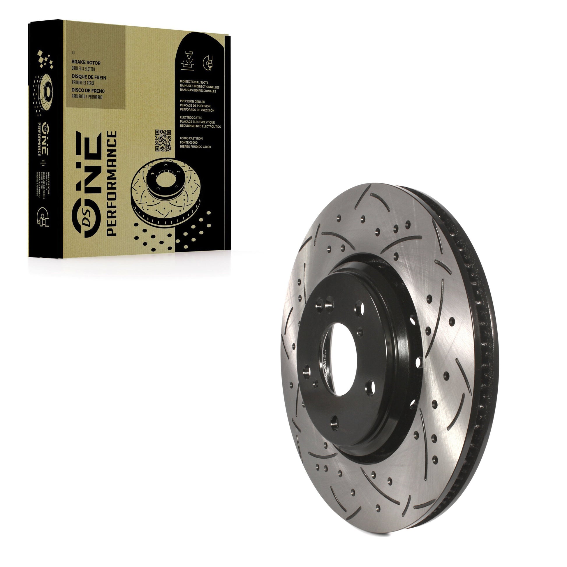 DS-One DS1-982055 Disc Brake Rotor for 2016-2022 Acura ILX, Honda Accord, Honda Civic - Front