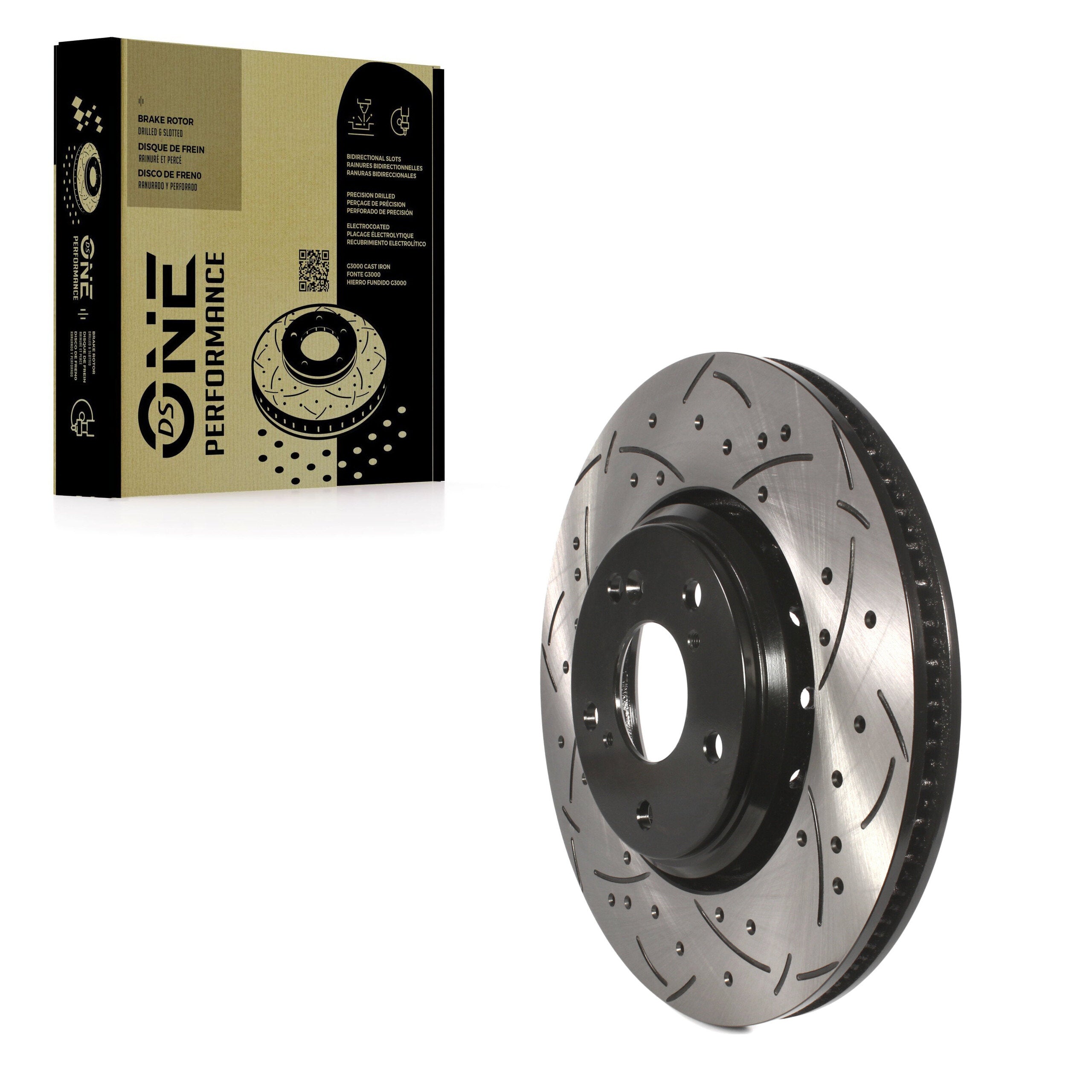 DS-One DS1-982055 Disc Brake Rotor for 2016-2022 Acura ILX, Honda Accord, Honda Civic - Front