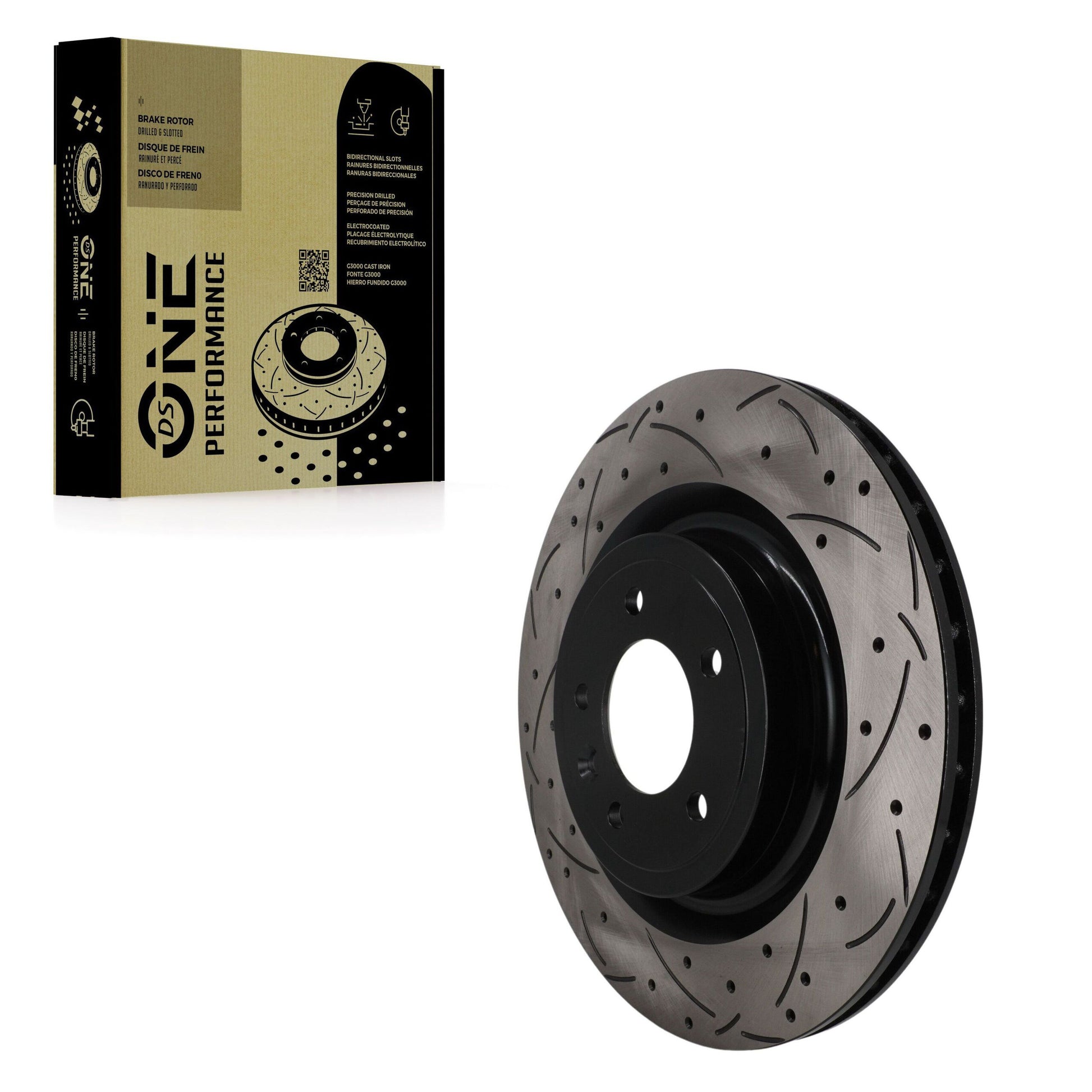 DS-One DS1-982066 Disc Brake Rotor for 2014-2024 Land Rover Range Rover, Land Rover Range Rover Sport, Land Rover Discovery - Rear