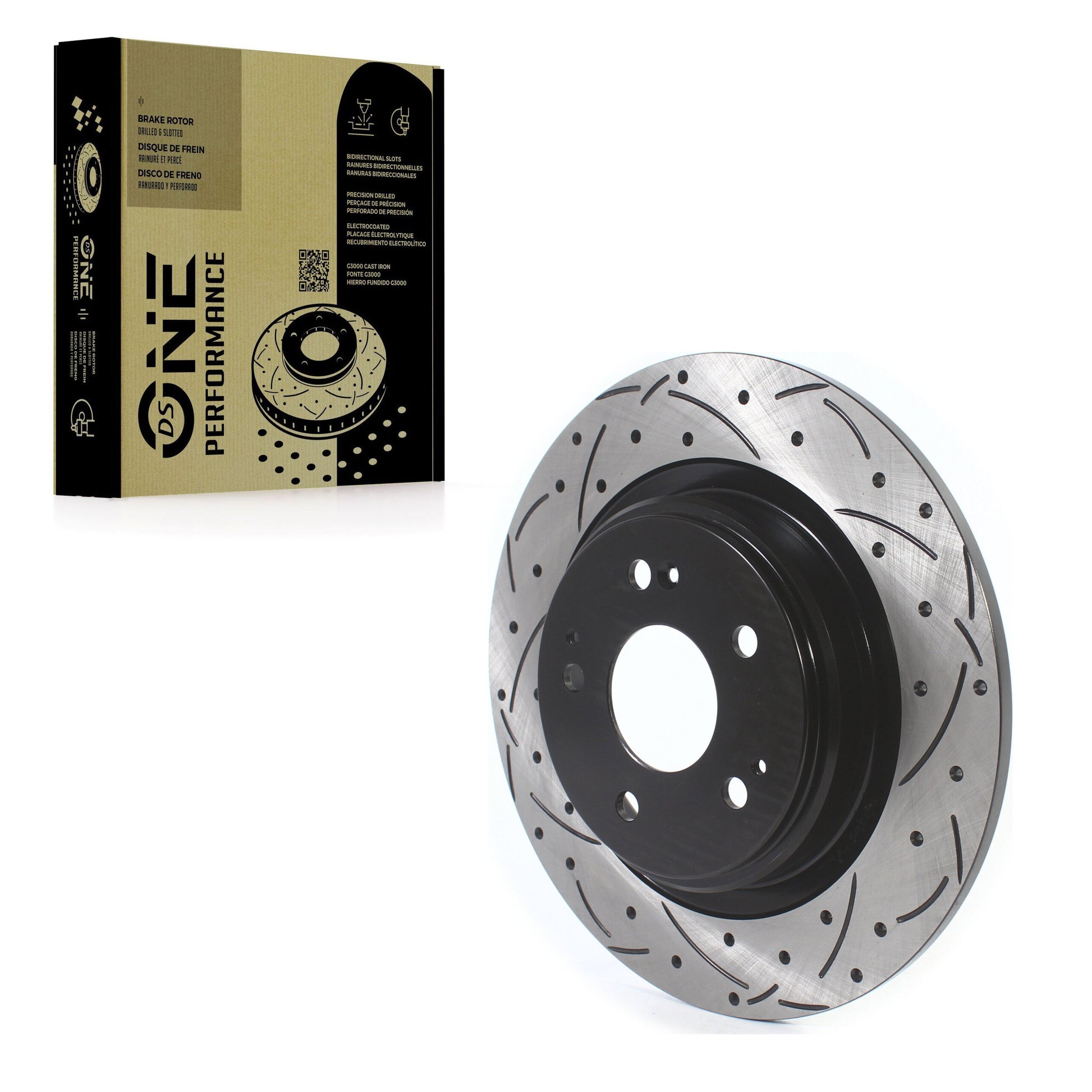 DS-One DS1-982070 Disc Brake Rotor for 2017-2020 Acura MDX - Rear