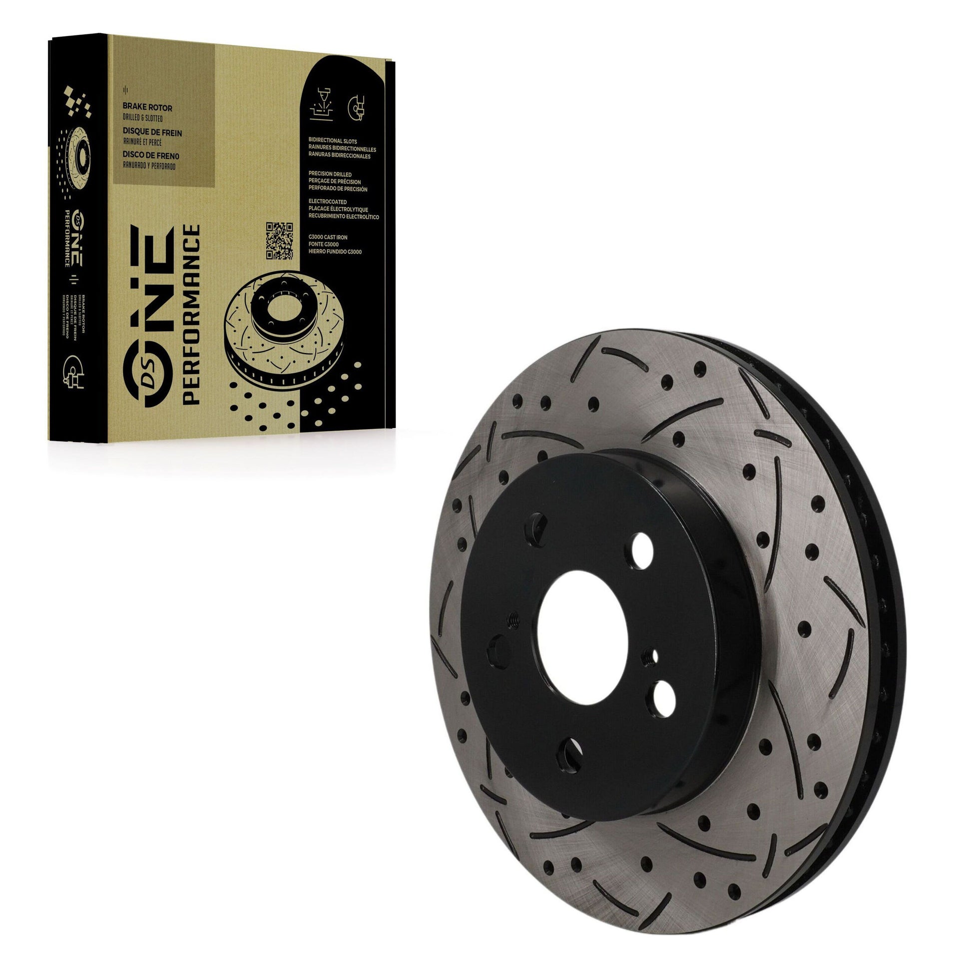 DS-One DS1-982071 Disc Brake Rotor for 2016-2022 Toyota Corolla, Toyota Prius AWD-e, Toyota Prius Prime - Front
