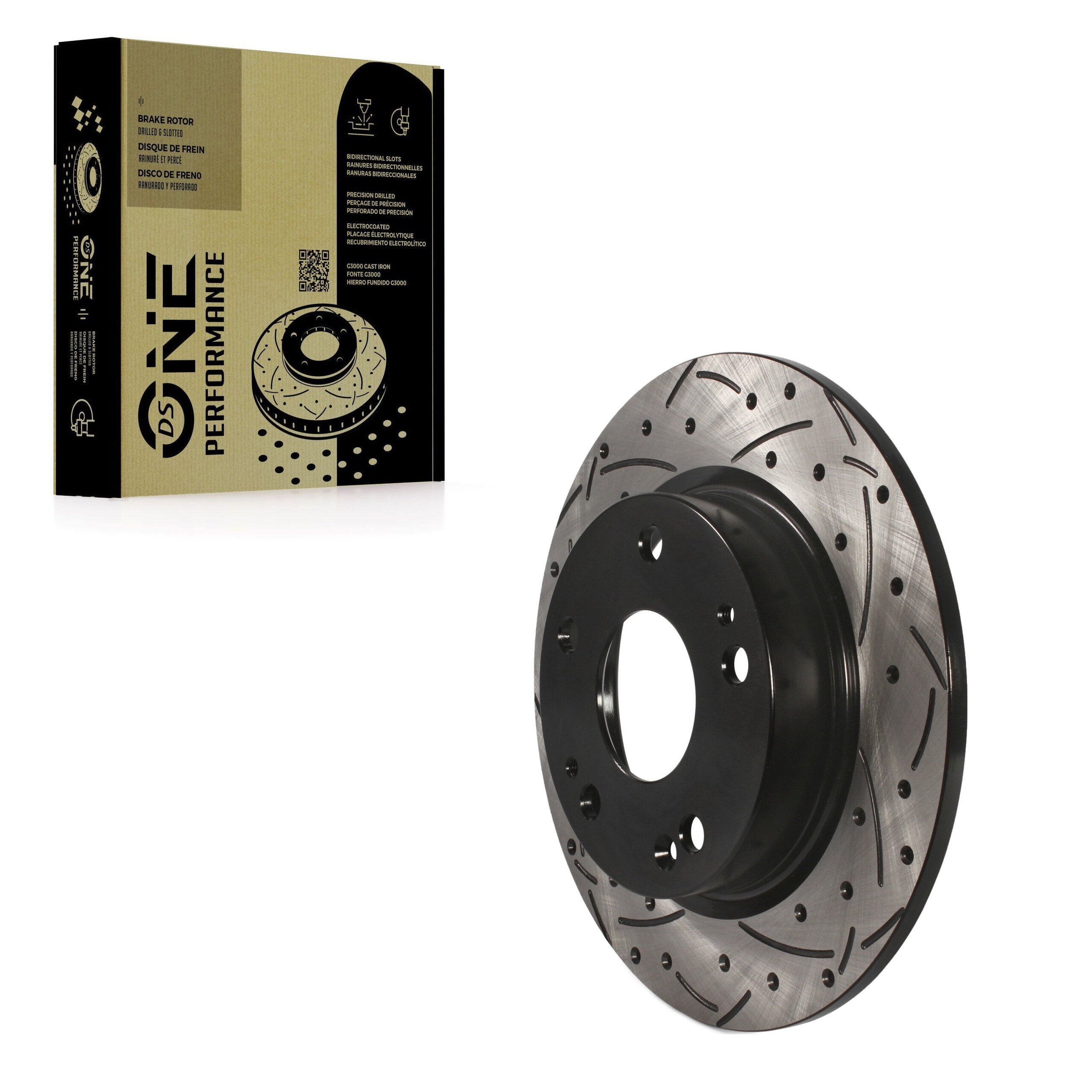 DS-One DS1-982073 Disc Brake Rotor for 2016-2024 Honda Civic, Honda Insight - Rear