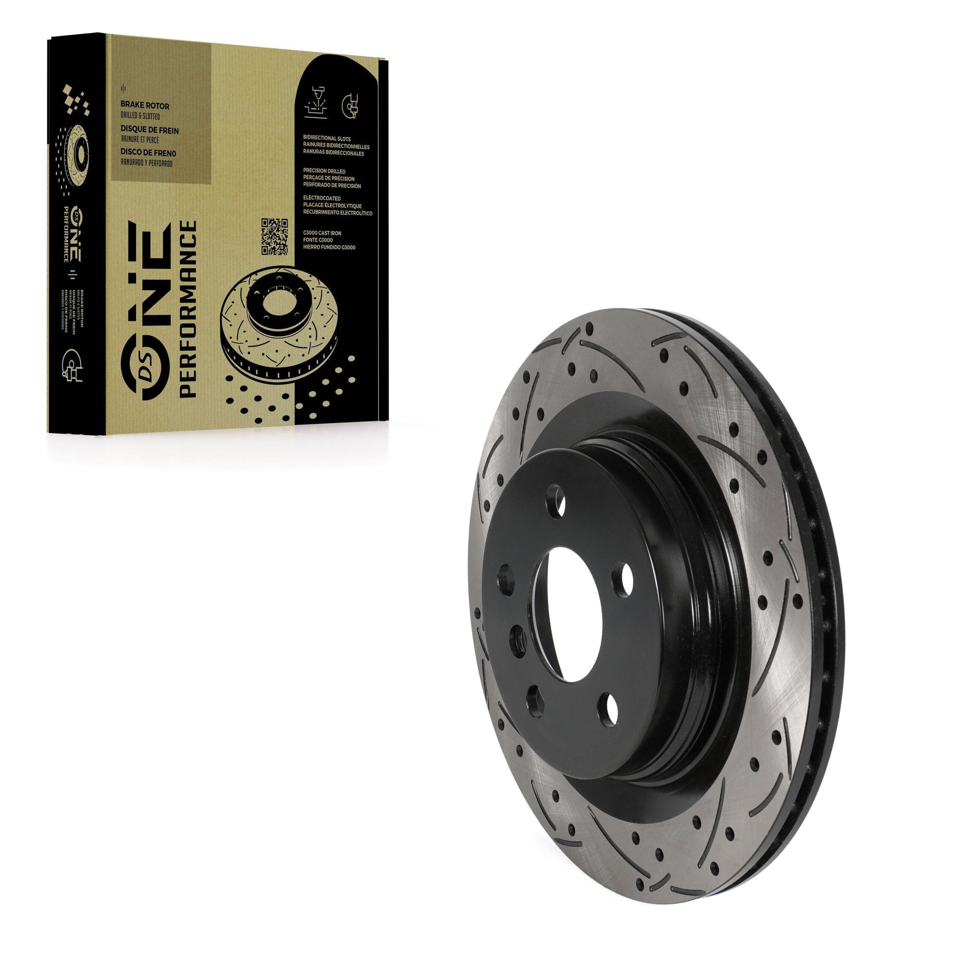 DS-One DS1-982125 Disc Brake Rotor for 2016-2024 BMW 228i Gran Coupe, BMW X1, BMW 228i xDrive Gran Coupe - Rear