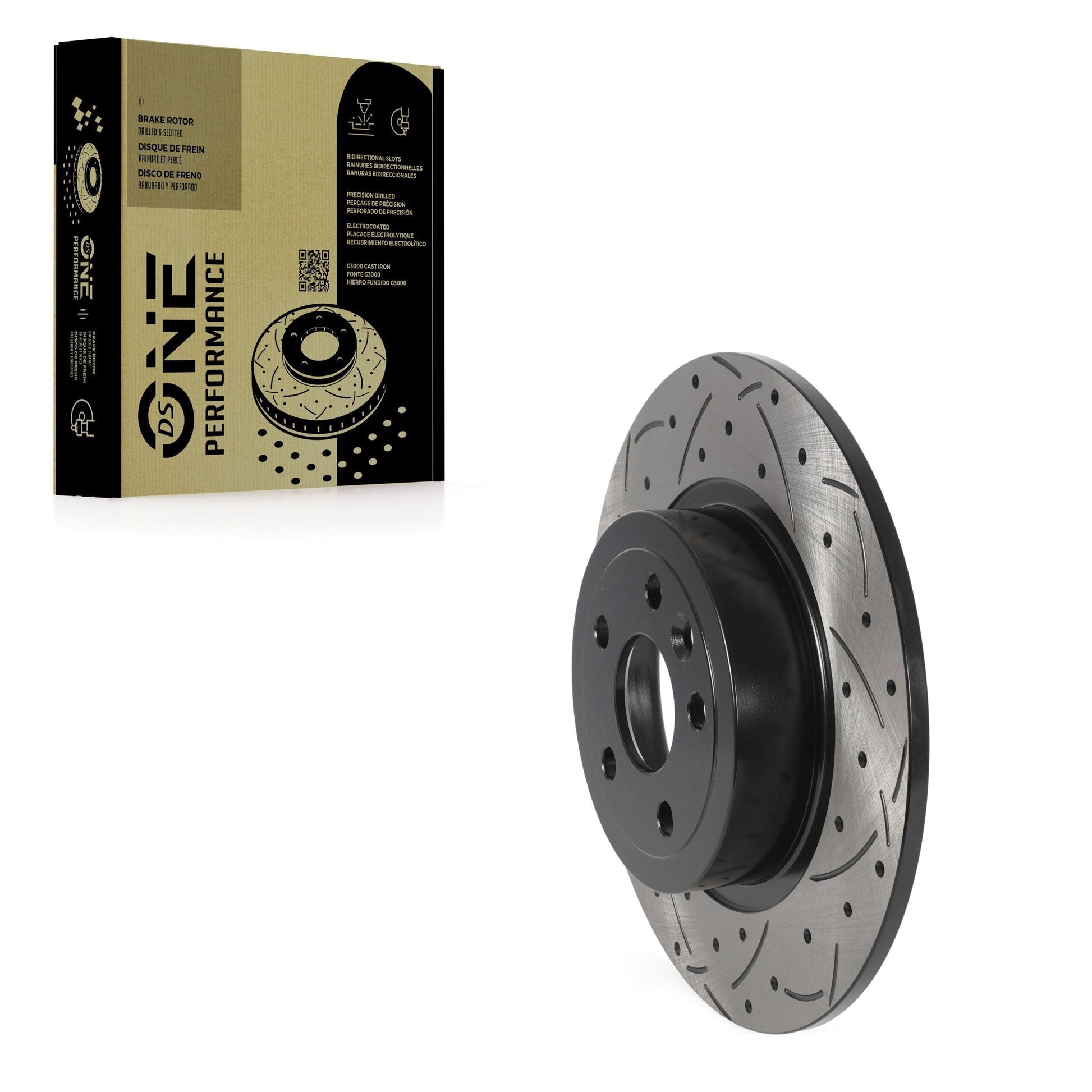 DS-One DS1-982163 Disc Brake Rotor for 2016-2019 Land Rover Range Rover Evoque - Rear