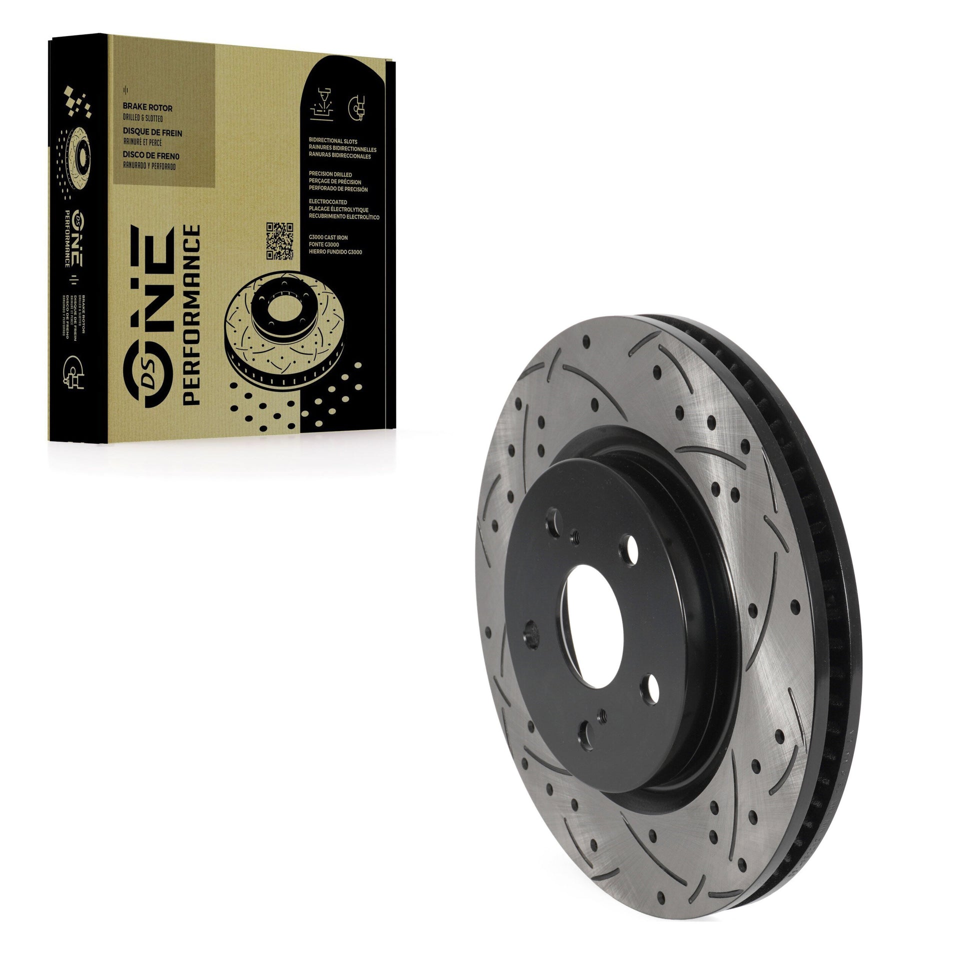DS-One DS1-982292 Disc Brake Rotor for 2018-2024 Toyota Camry, Toyota Prius, Toyota Prius Prime - Front
