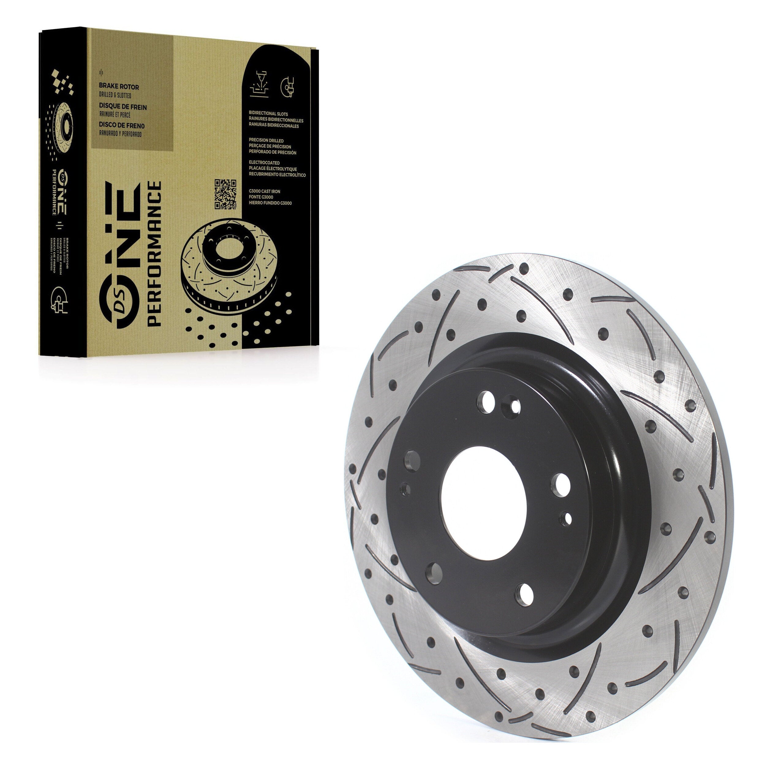 DS-One DS1-982354 Disc Brake Rotor for 2017-2020 Honda Civic - Rear