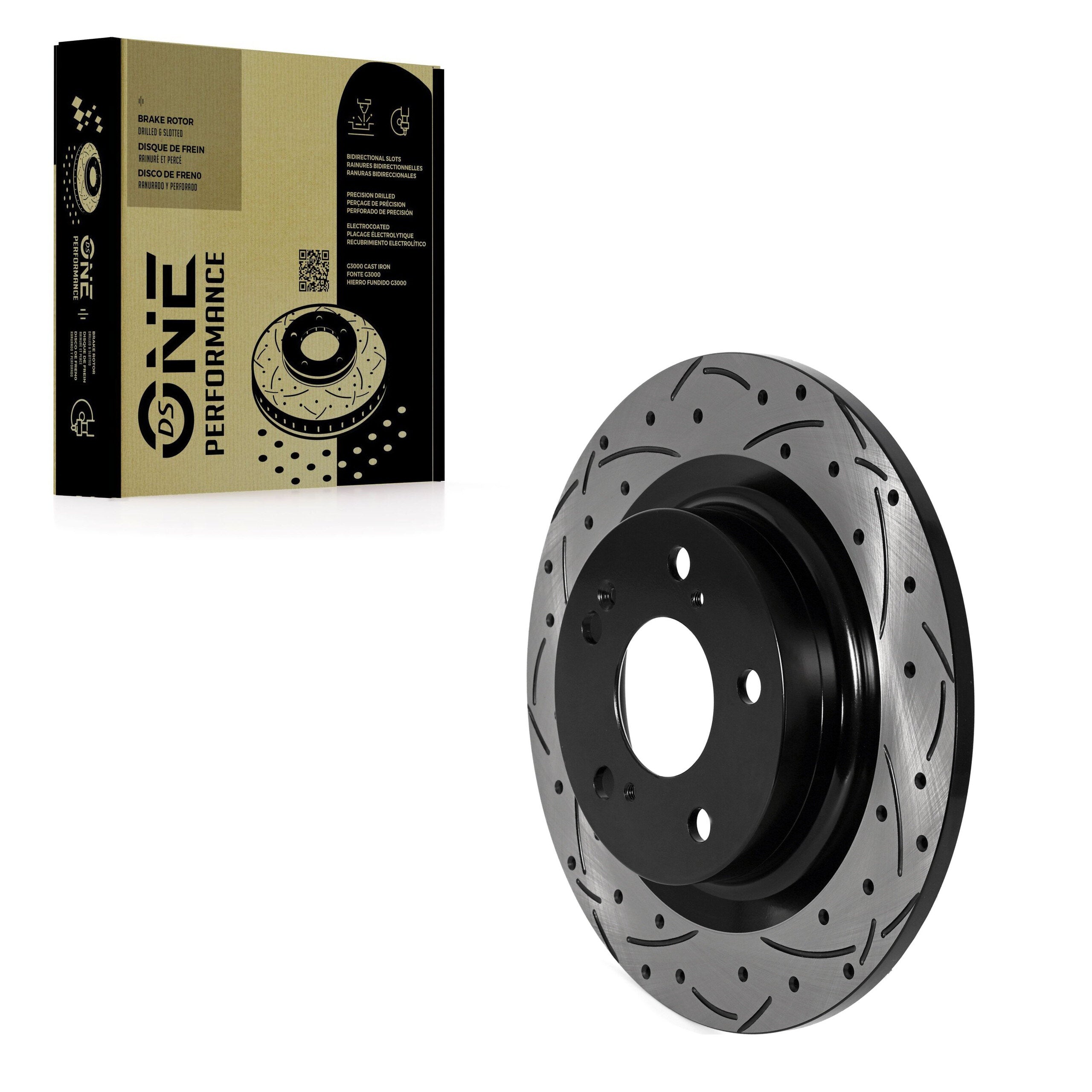 DS-One DS1-982357 Disc Brake Rotor for 2017-2024 Acura Integra, Honda Civic - Rear