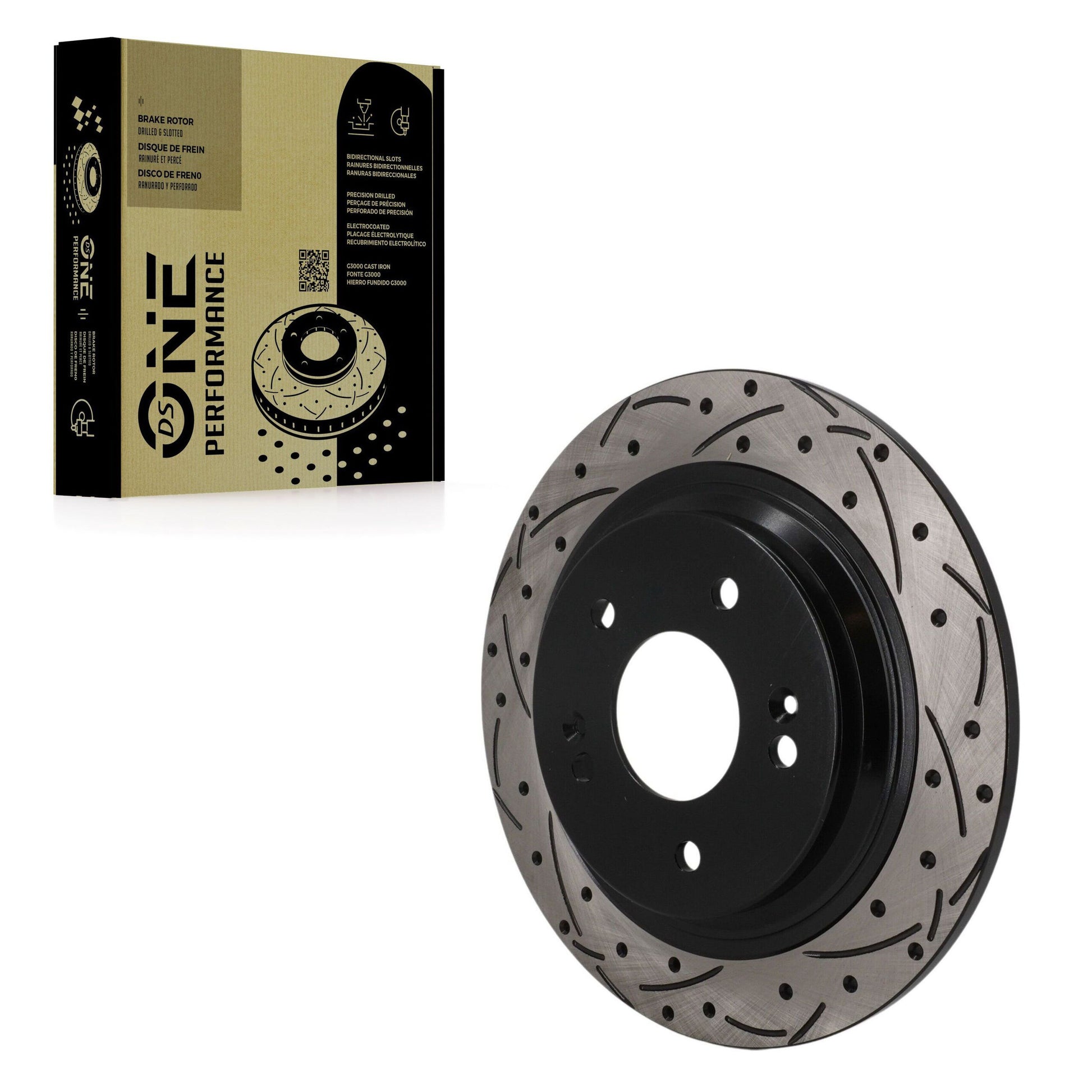 DS-One DS1-982362 Disc Brake Rotor for 2018-2025 Kia Seltos, Hyundai Kona - Rear
