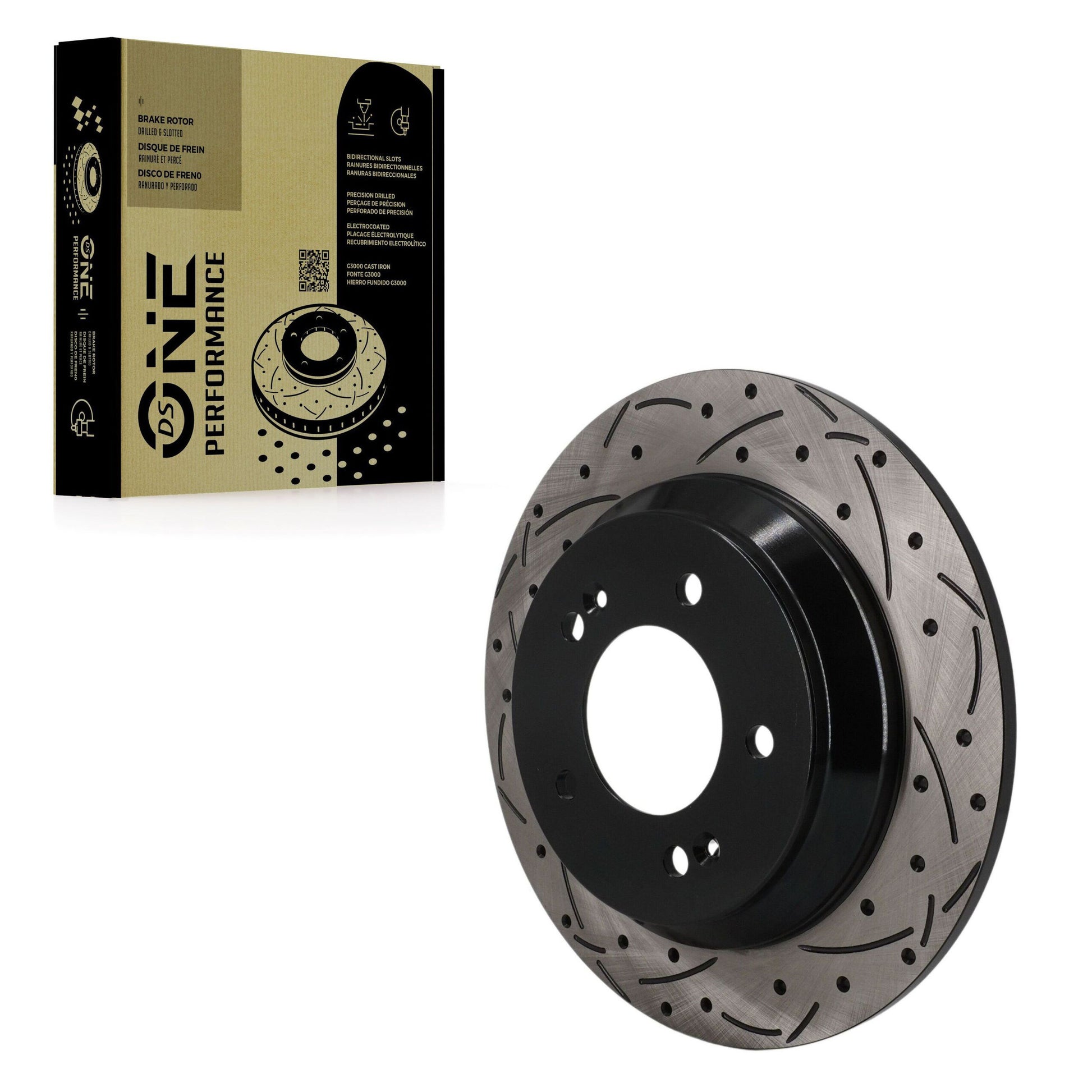DS-One DS1-982363 Disc Brake Rotor for 2018-2025 Kia Seltos, Kia Soul, Hyundai Kona - Rear