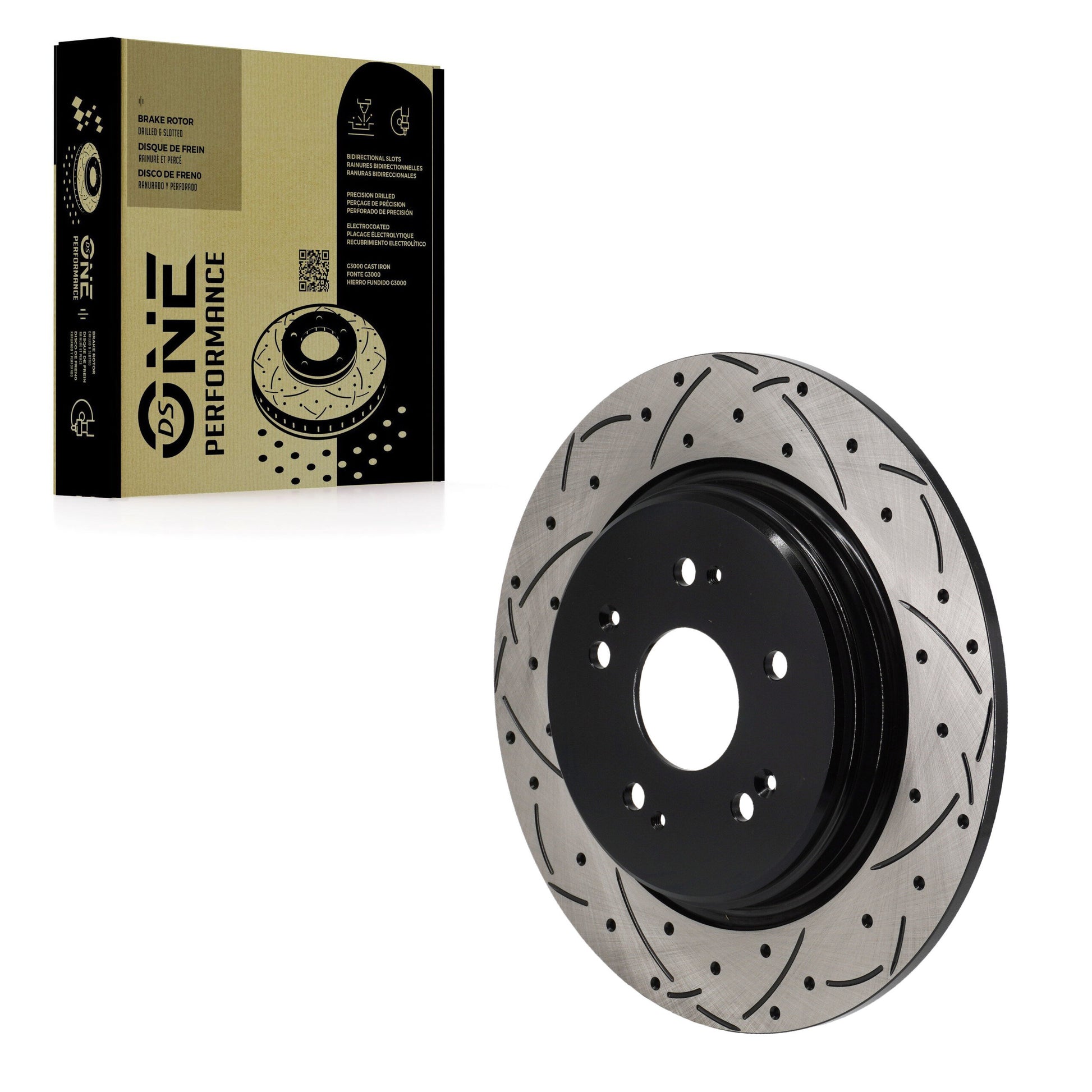 DS-One DS1-982434 Disc Brake Rotor for 2017-2024 Honda HR-V, Acura RDX, Honda Clarity - Rear