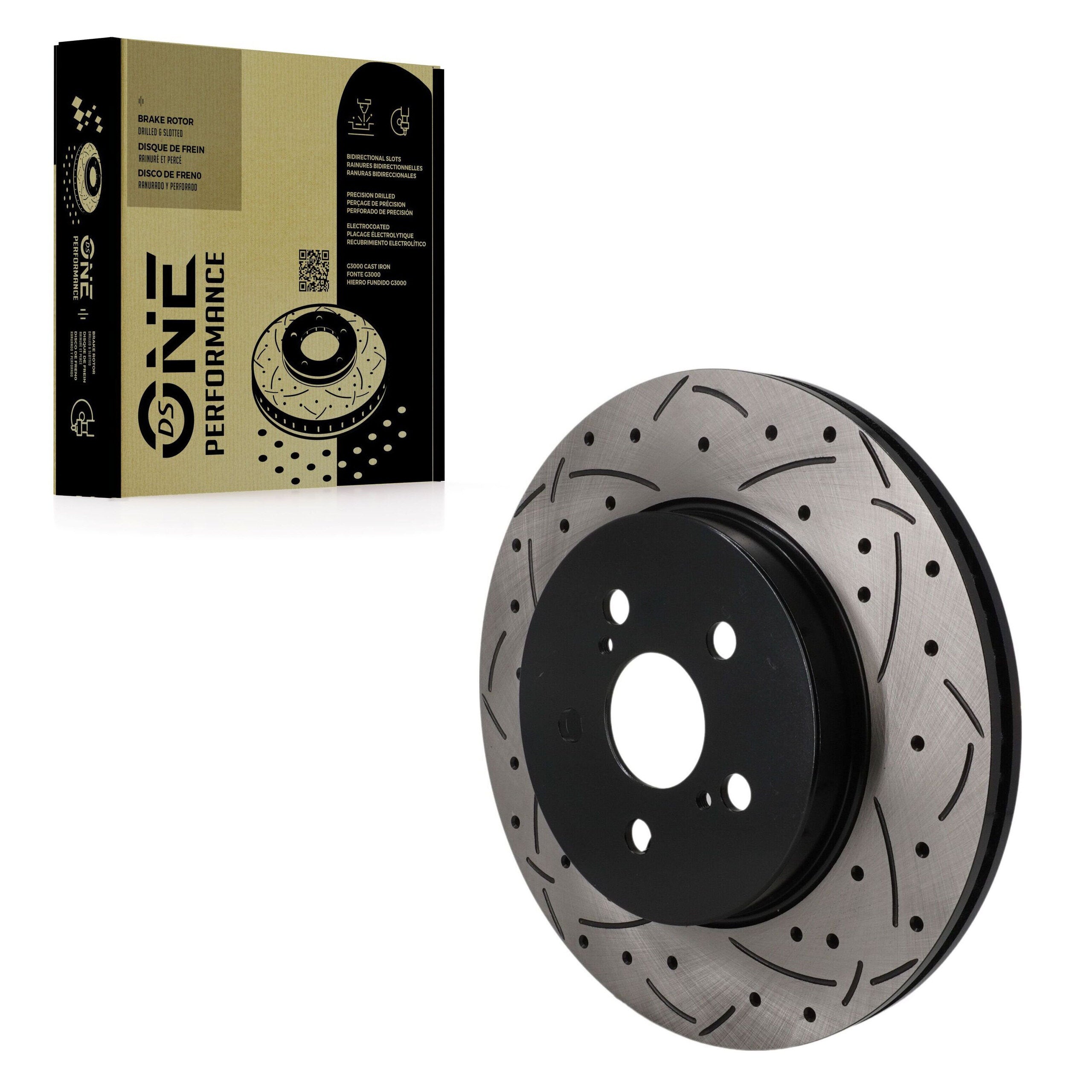 DS-One DS1-982491 Disc Brake Rotor for 2019-2025 Toyota Corolla, Toyota Prius Prime - Front
