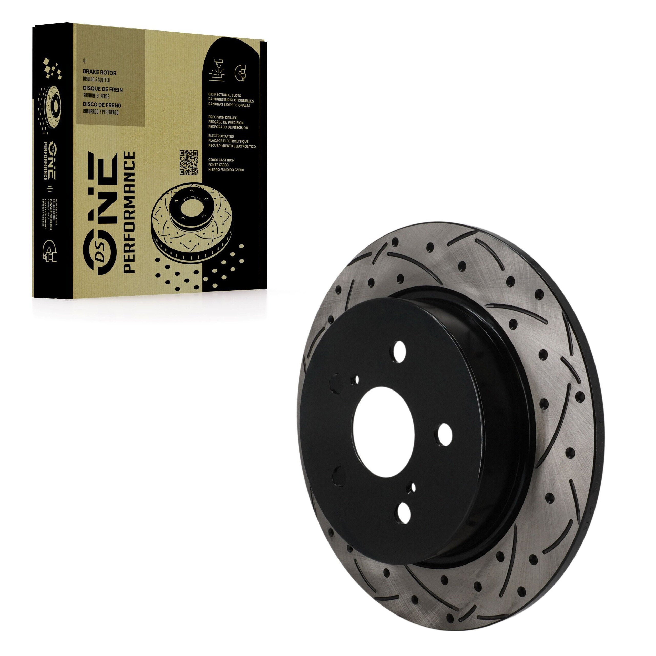 DS-One DS1-982498 Disc Brake Rotor for 2019-2022 Toyota C-HR - Rear