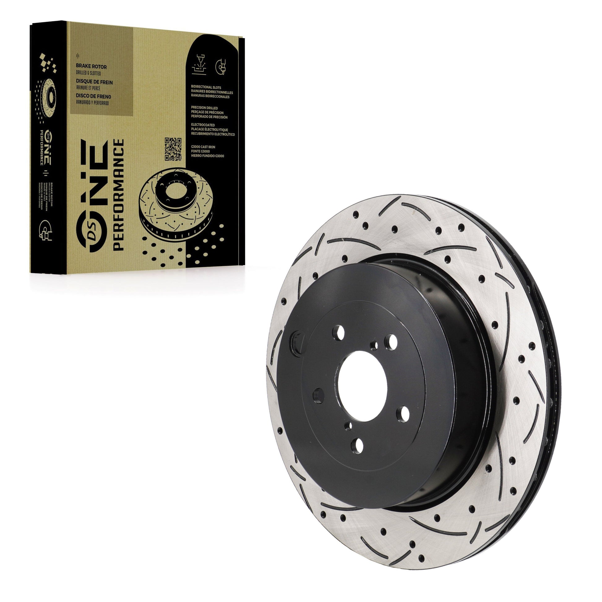 DS-One DS1-982545 Disc Brake Rotor for 2017-2020 Toyota 86, Subaru BRZ - Rear