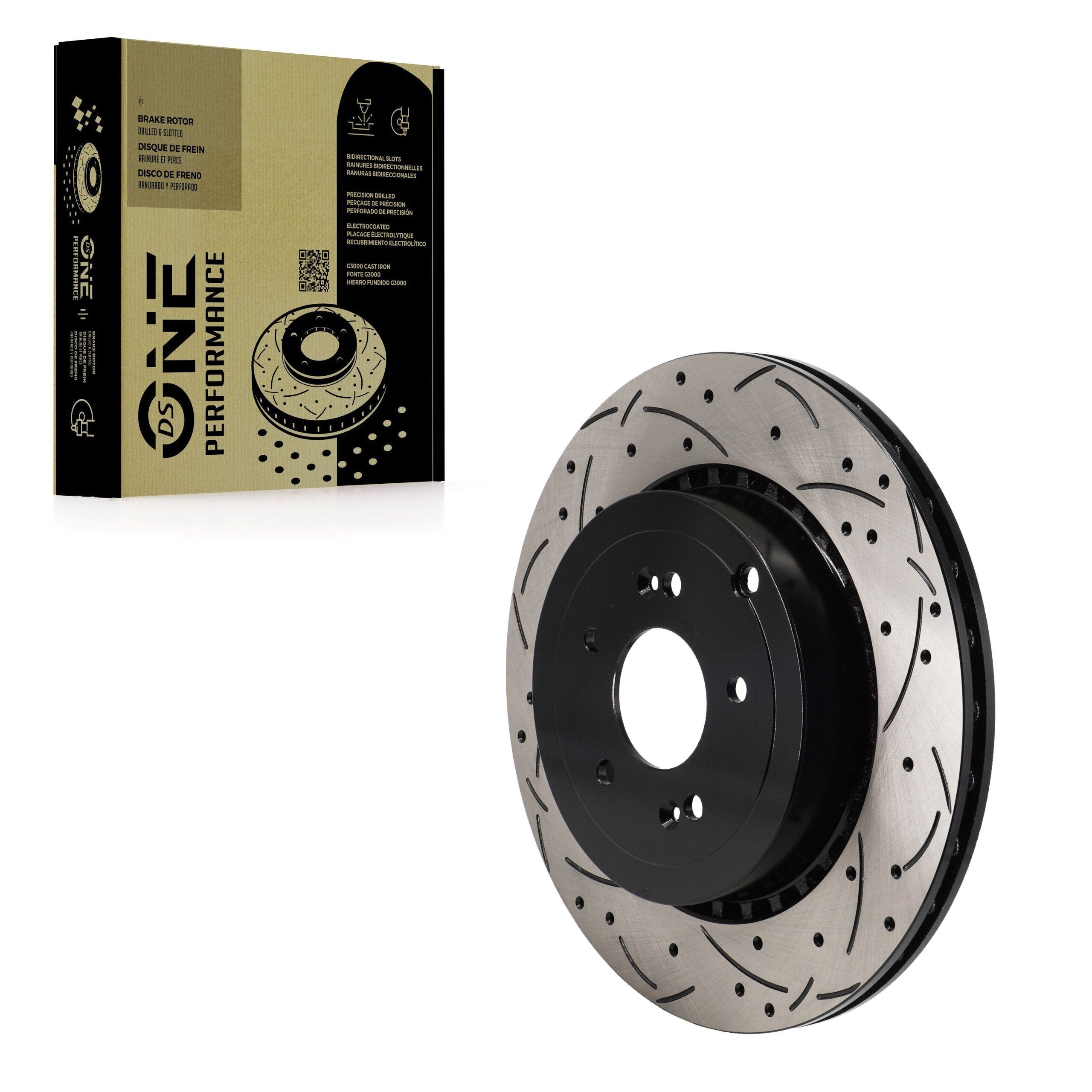 DS-One DS1-982546 Disc Brake Rotor for 2018-2025 Genesis G70, Kia Stinger - Rear