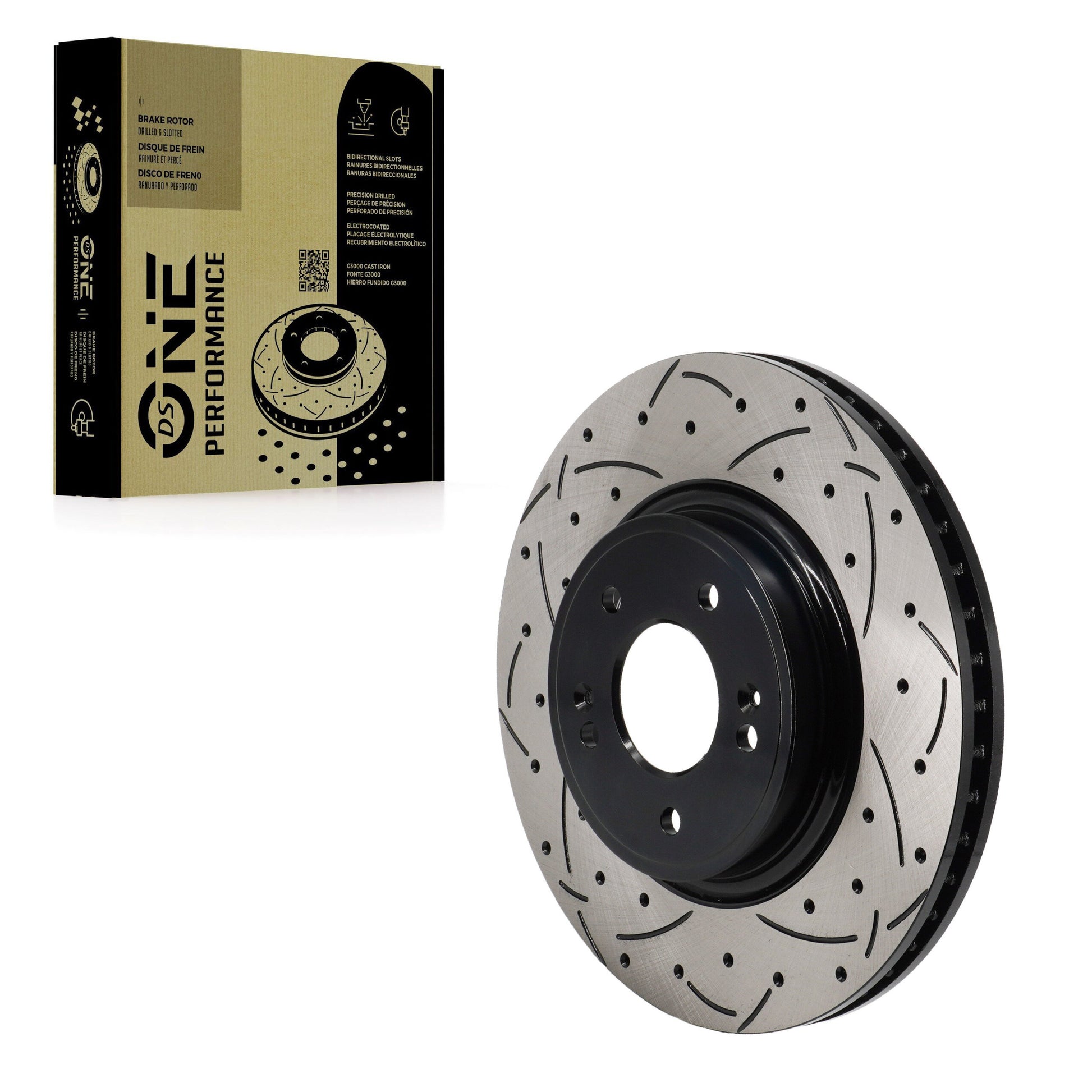 DS-One DS1-982549 Disc Brake Rotor for 2018-2023 Genesis G70, Kia Stinger - Front