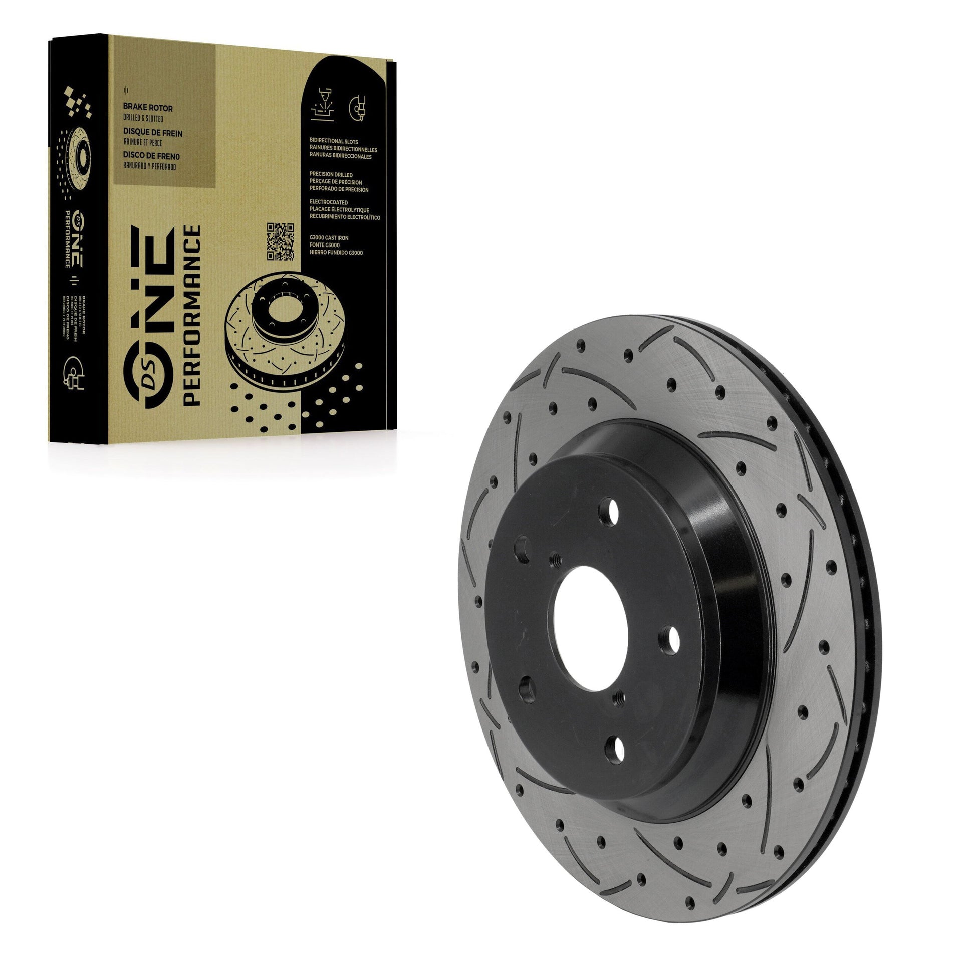 DS-One DS1-982566 Disc Brake Rotor for 2019-2024 Subaru Crosstrek, Subaru Forester - Rear