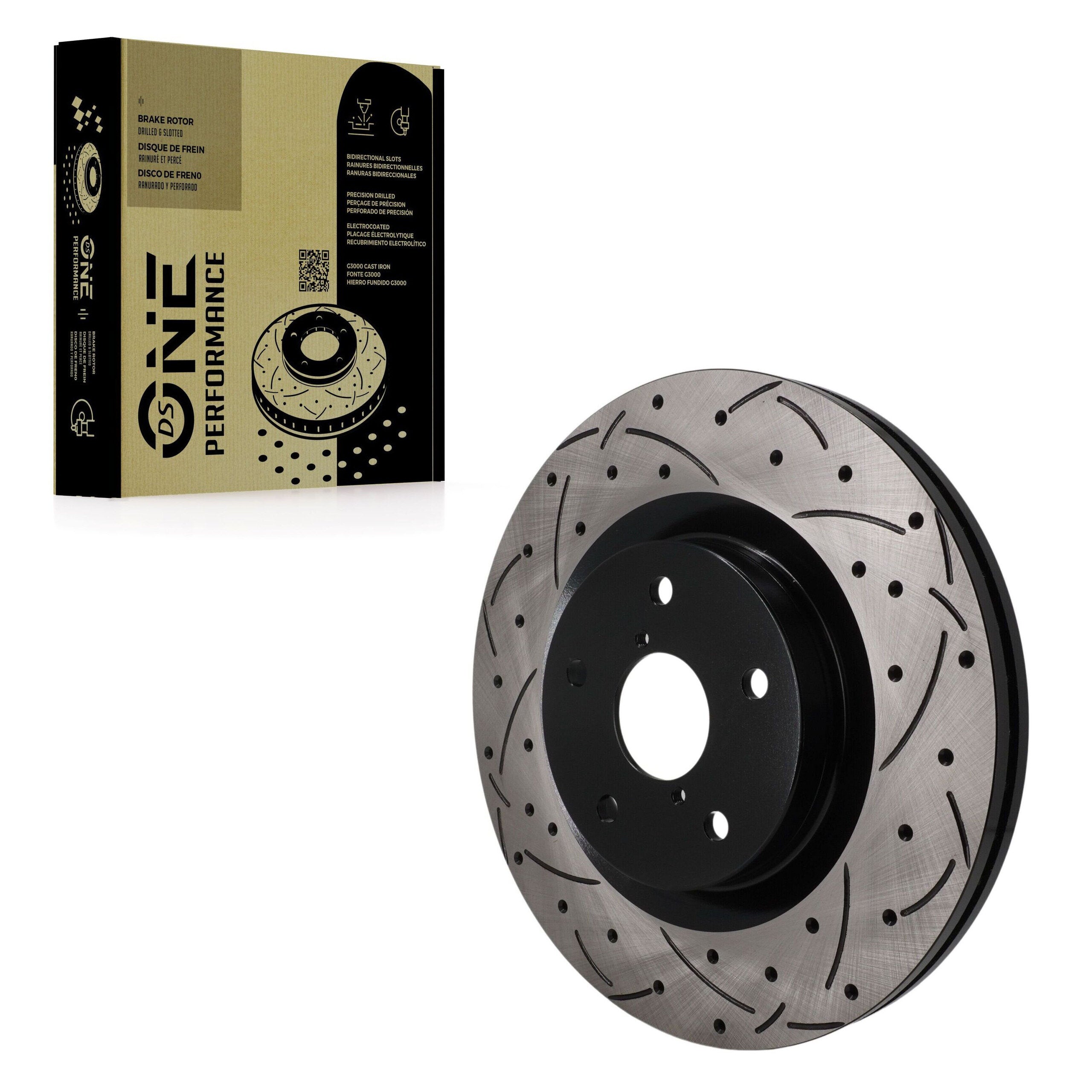 DS-One DS1-982567 Disc Brake Rotor for 2019-2024 Subaru Crosstrek, Subaru WRX, Subaru Legacy - Front