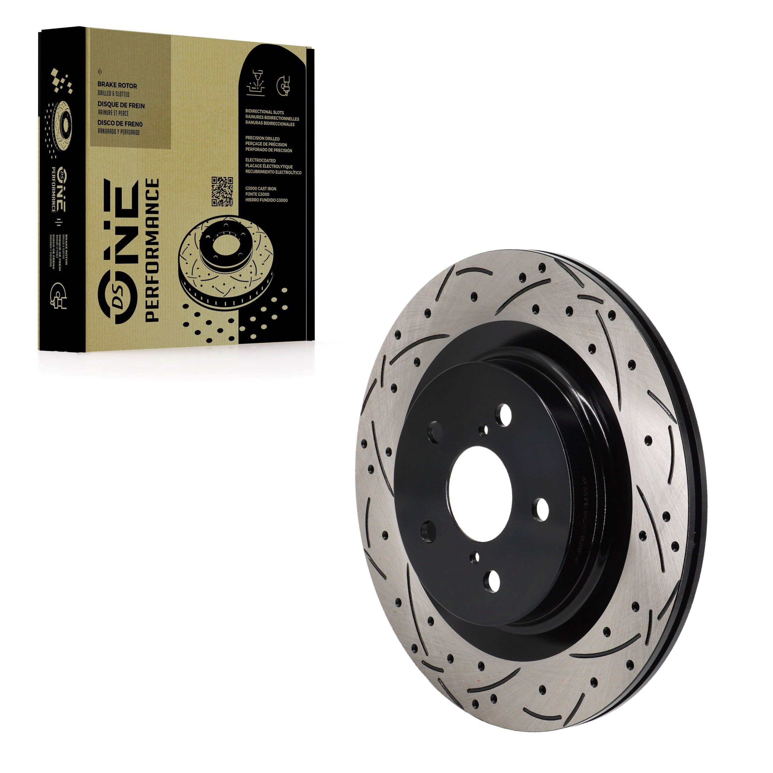 DS-One DS1-982752 Disc Brake Rotor for 2021-2023 Lexus RZ450e, Subaru Solterra, Toyota bZ4X - Rear