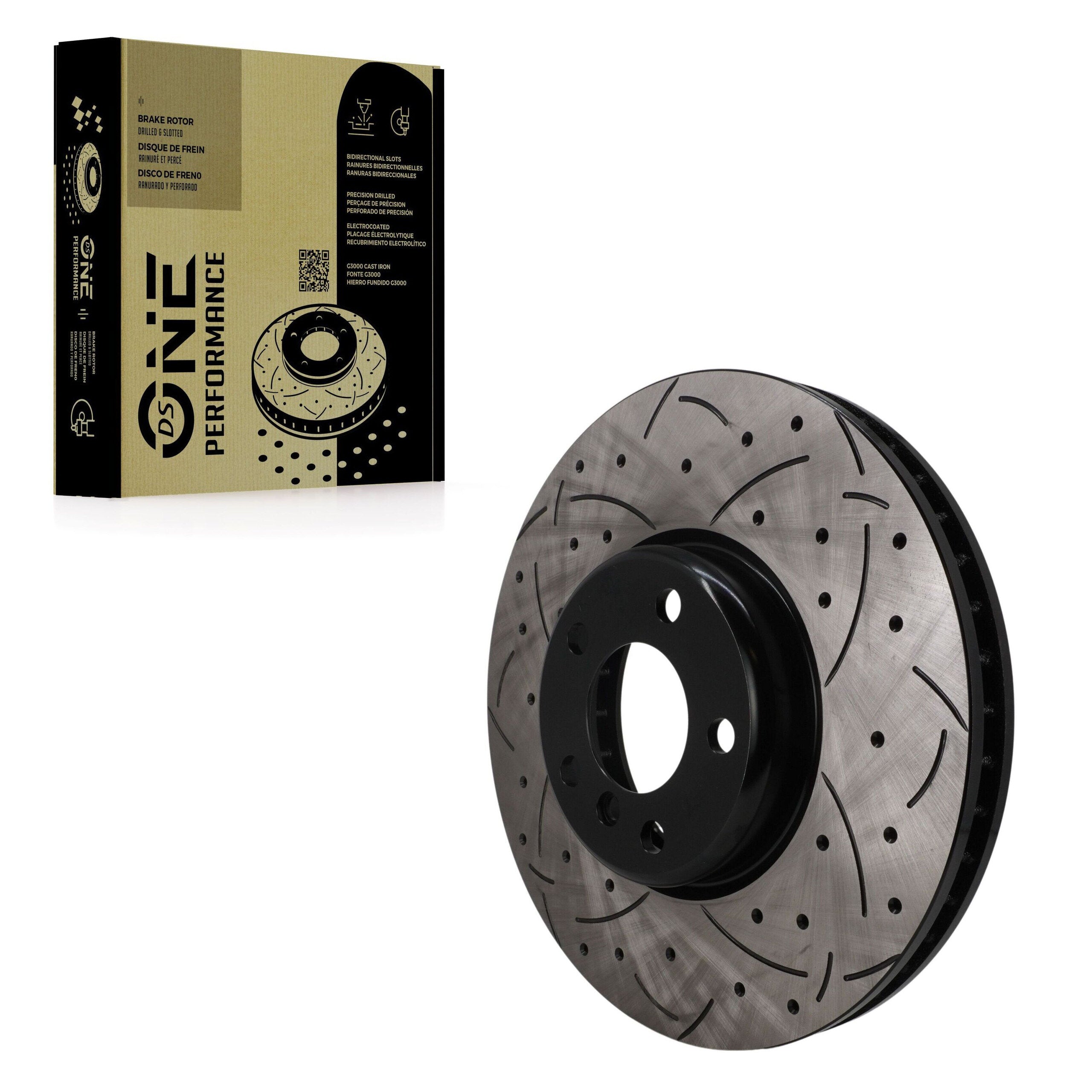 DS-One DS1-DS8202 Disc Brake Rotor for 2010-2018 BMW 740Ld xDrive, BMW 528i, BMW 650i Gran Coupe - Front Left