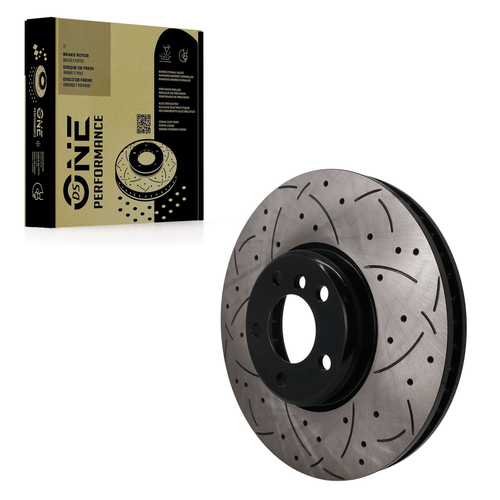 DS-One DS1-DS8203 Disc Brake Rotor for 2010-2018 BMW 740Ld xDrive, BMW 528i, BMW 650i Gran Coupe - Front Right