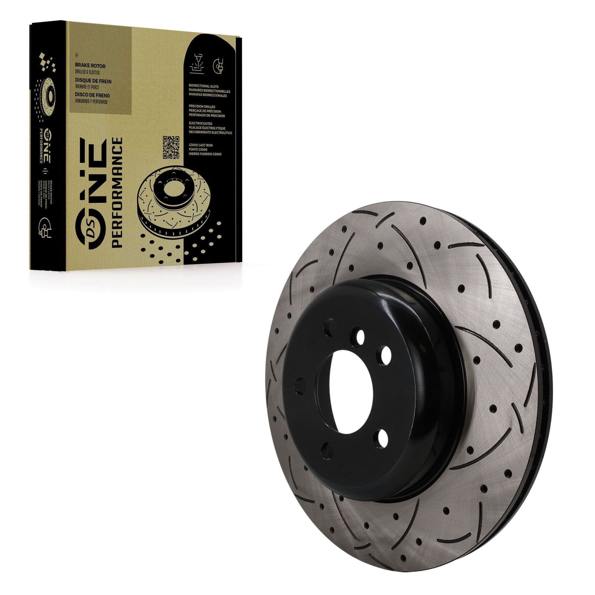 DS-One DS1-DS8204 Disc Brake Rotor for 2010-2018 BMW 740Ld xDrive, BMW Alpina B6 xDrive Gran Coupe, BMW 640i xDrive - Rear