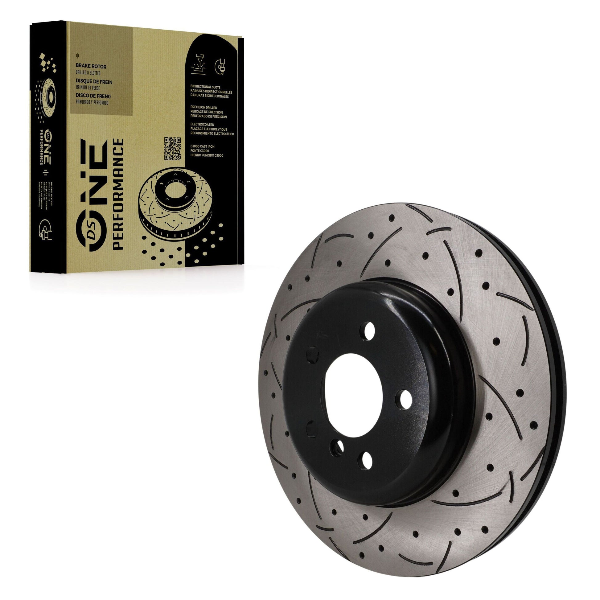 DS-One DS1-DS8221 Disc Brake Rotor for 2011-2019 BMW 535d, BMW 535d xDrive, BMW 640i xDrive - Front
