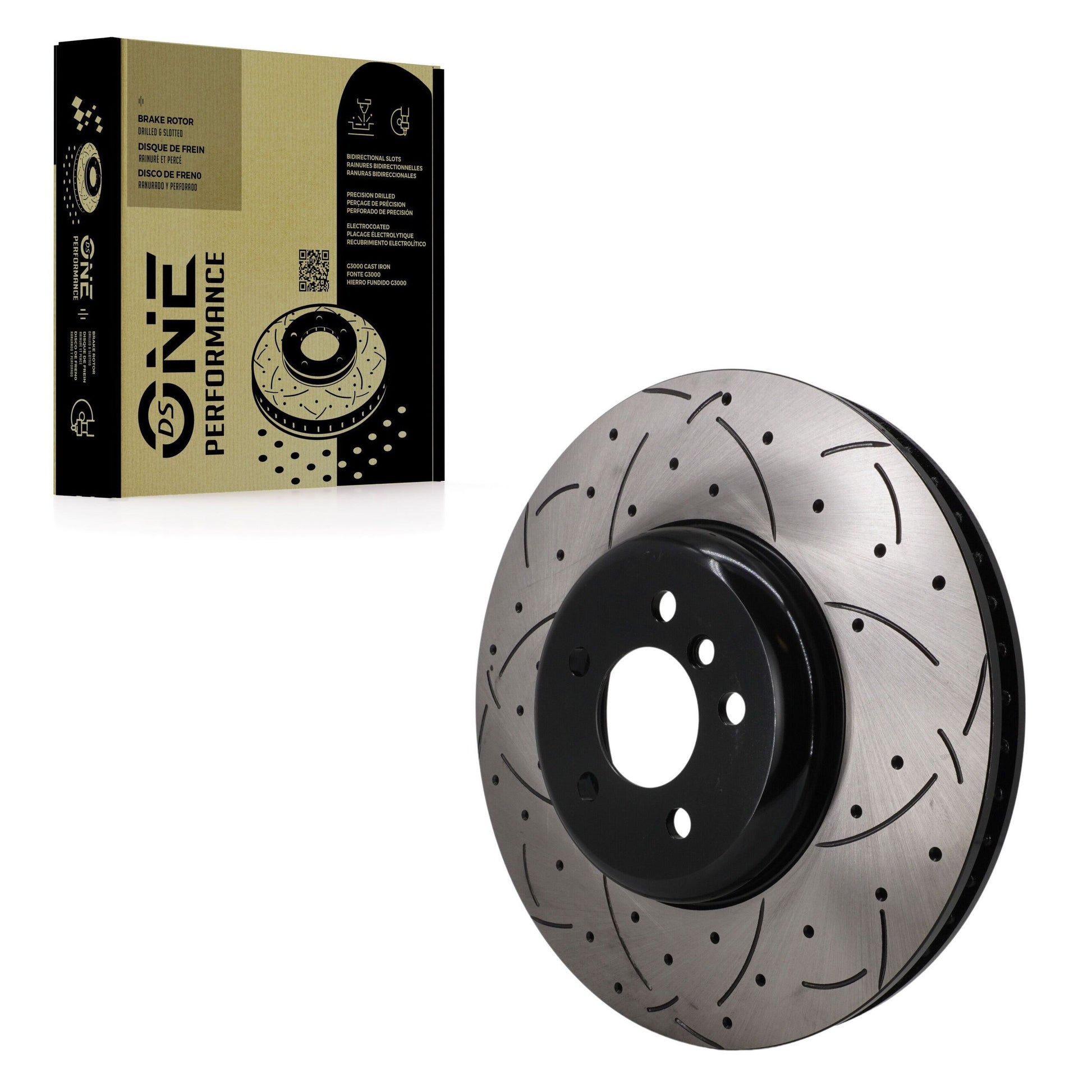 DS-One DS1-DS8247 Disc Brake Rotor for 2009-2017 BMW 550i GT, BMW 550i GT xDrive, BMW 750i xDrive - Front Left