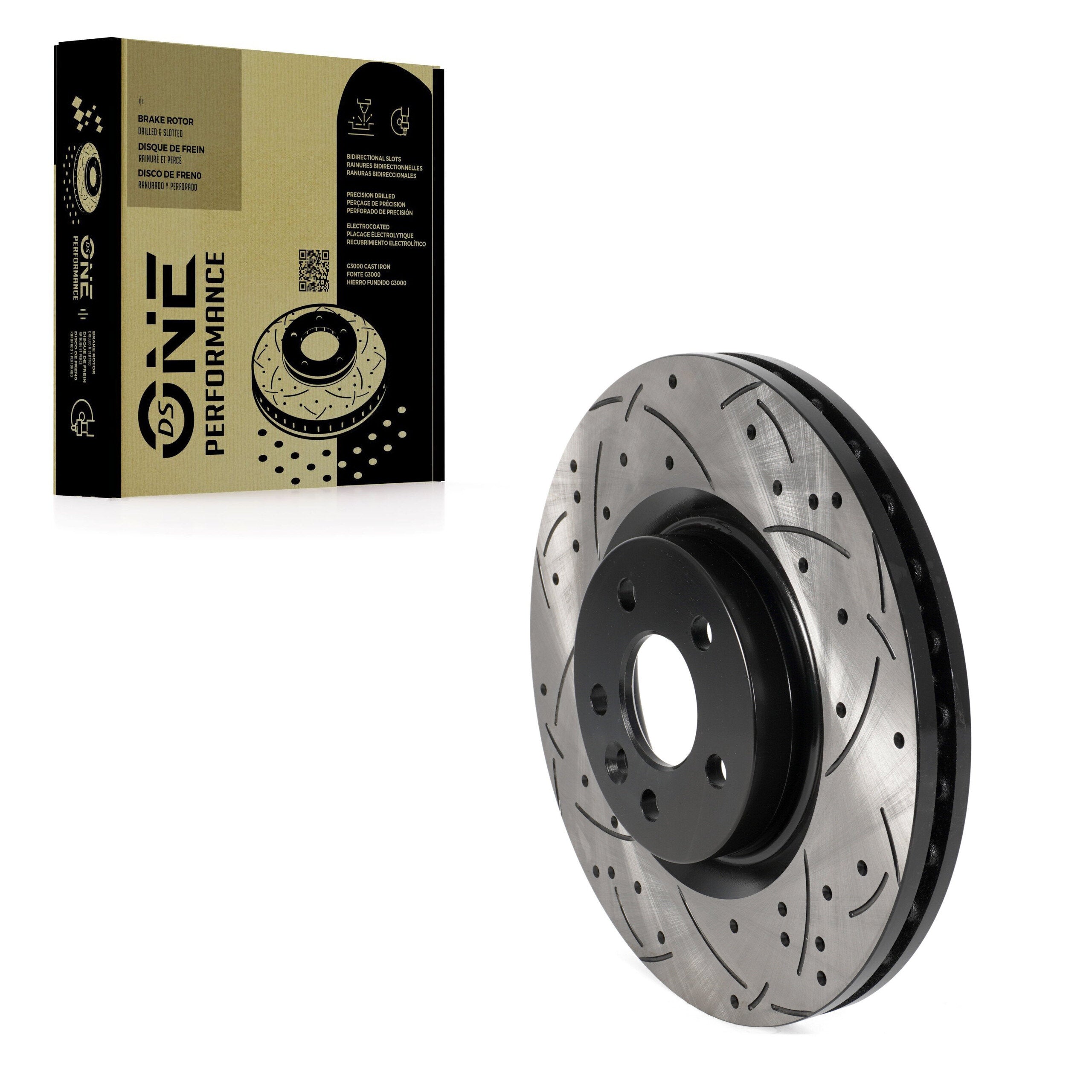 DS-One DS1-DS8259 Disc Brake Rotor for 2015-2020 Jaguar E-Pace, Land Rover Discovery Sport, Land Rover Range Rover Evoque - Front