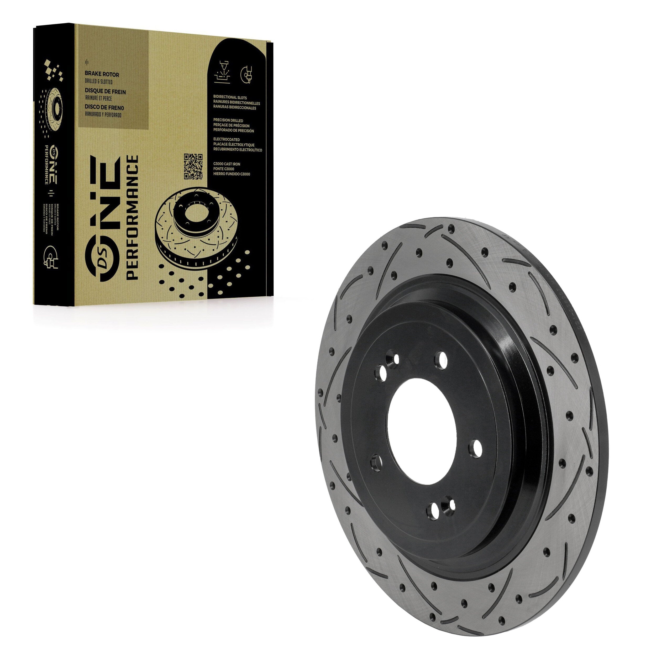 DS-One DS1-DS8307 Disc Brake Rotor for 2017-2022 Hyundai Nexo, Hyundai Tucson, Kia Sportage - Rear