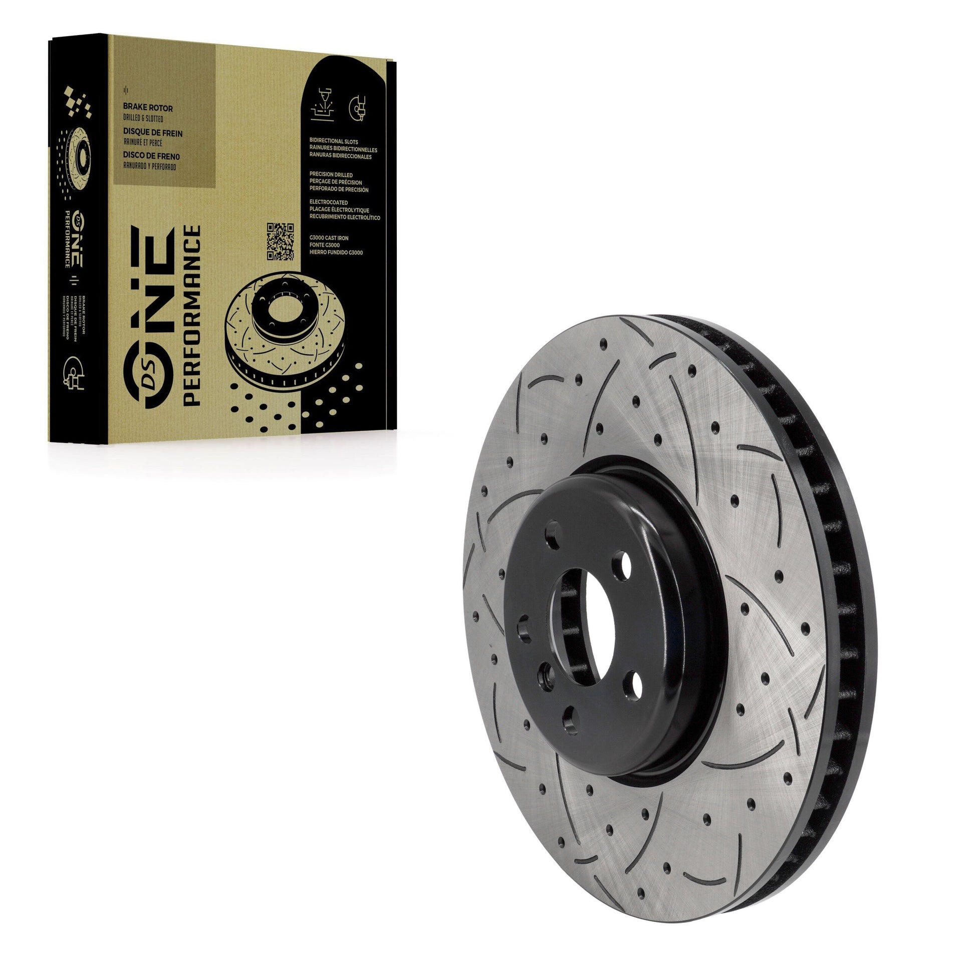 DS-One DS1-DS8426 Disc Brake Rotor for 2016-2023 BMW 330i, BMW i4, BMW M240i - Front Left