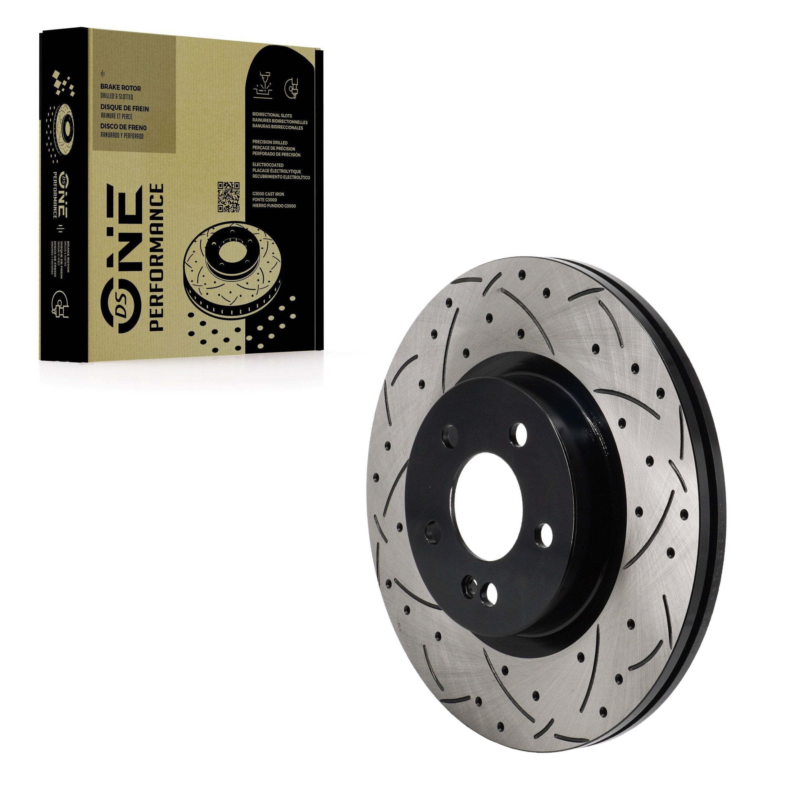 DS-One DS1-DS8455 Disc Brake Rotor for 2016-2023 Mercedes-Benz GLC350e, Mercedes-Benz C43 AMG, Mercedes-Benz GLC43 AMG - Rear
