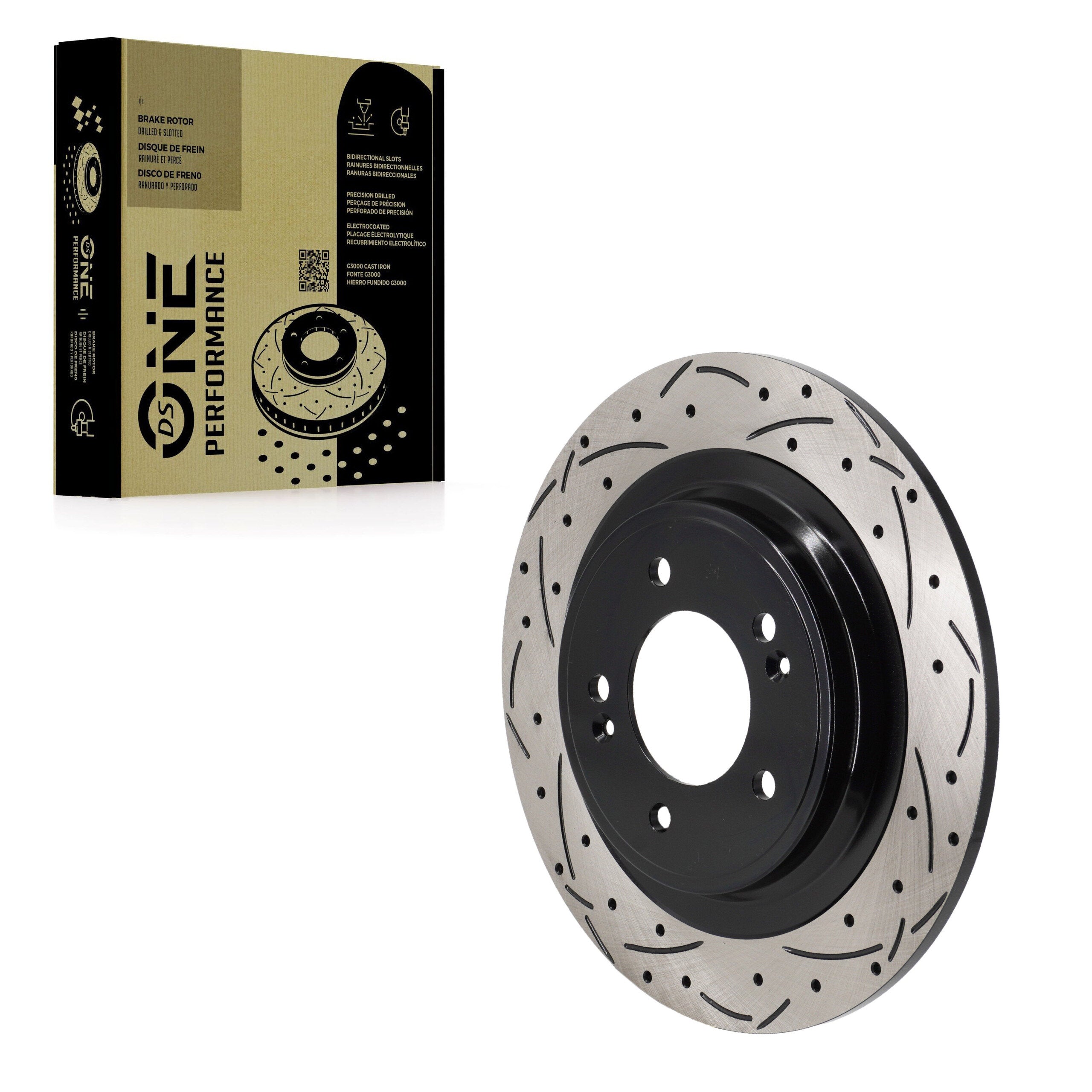 DS-One DS1-DS8464 Disc Brake Rotor for 2022-2025 Hyundai Kona Electric, Kia Sportage, Hyundai Tucson - Rear