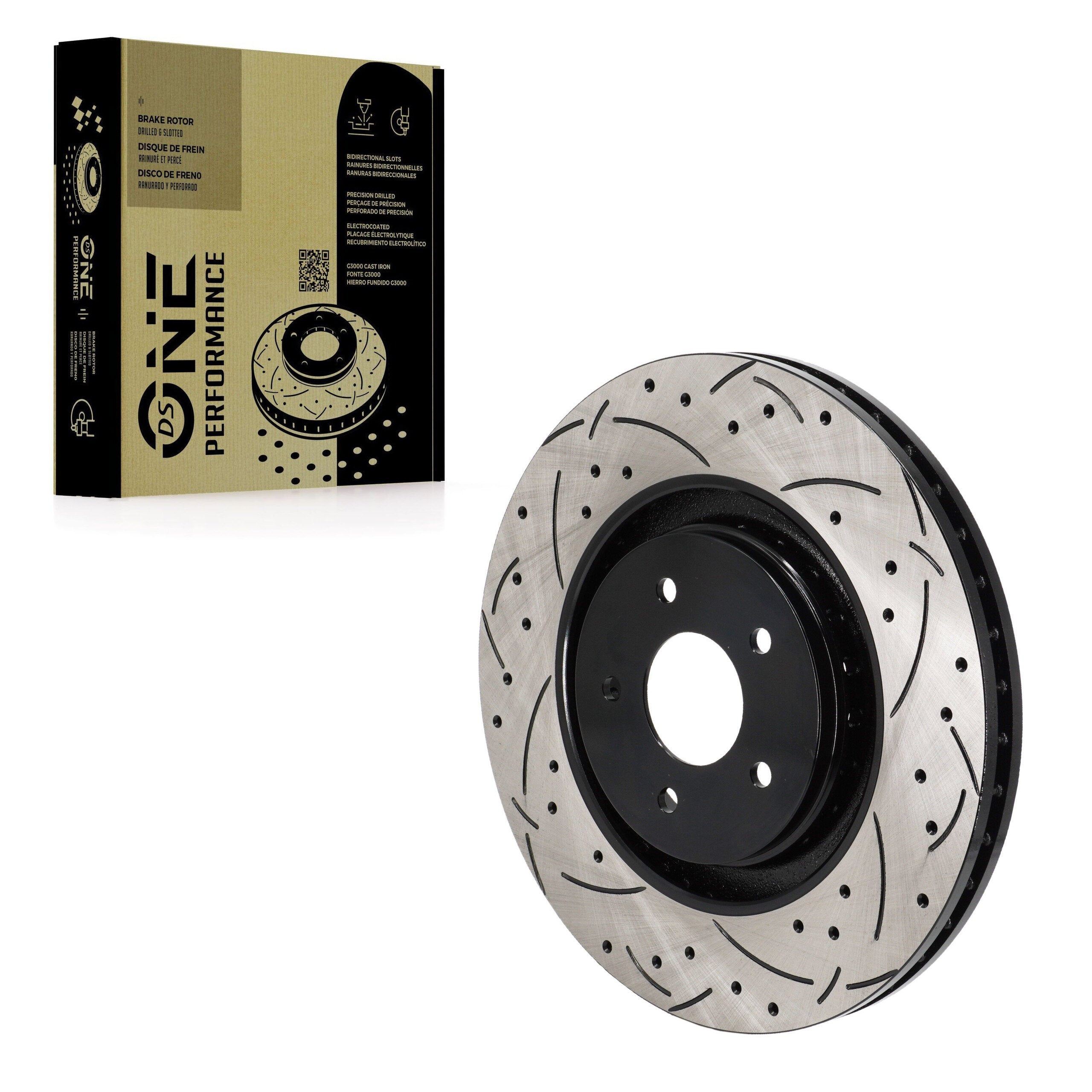 DS-One DS1-DS8468 Disc Brake Rotor for 2022-2025 Mitsubishi Outlander PHEV, Nissan ARIYA, INFINITI QX60 - Front