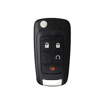 Flip Key Remote for Chevrolet Equinox Terrain Encore Impala Sonic 2010-2019 OHT01060512 20835404 (2 Button)