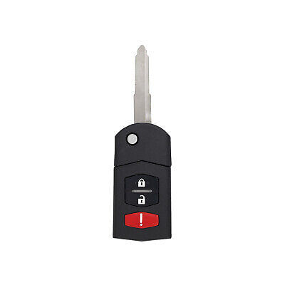 Flip Key Remote for Mazda 2 3 5 CX-7 CX-9 2006-2015 BGBX1T478SKE125-01 BCR2675RY (3 Button)