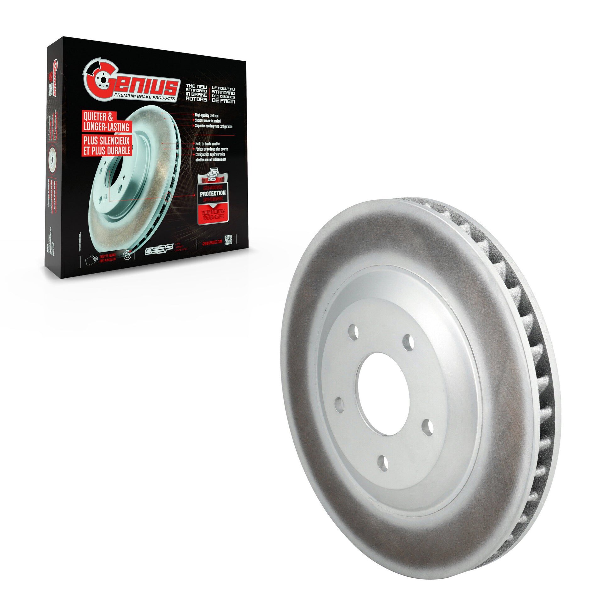 Genius GCR-56700 Disc Brake Rotor for 1997-2009 Cadillac XLR, Chevrolet Corvette - Front Right