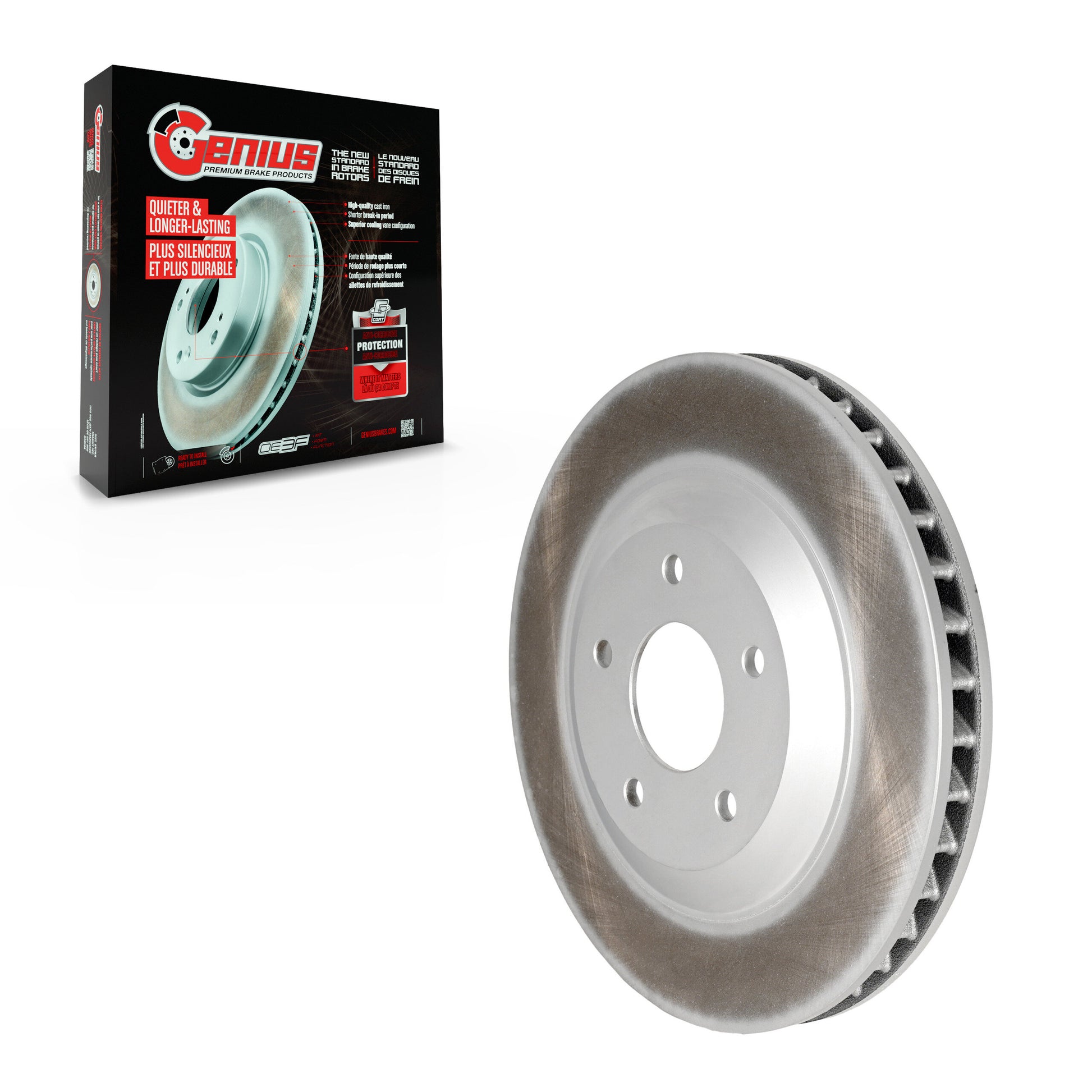 Genius GCR-56701 Disc Brake Rotor for 1997-2009 Cadillac XLR, Chevrolet Corvette - Front Left